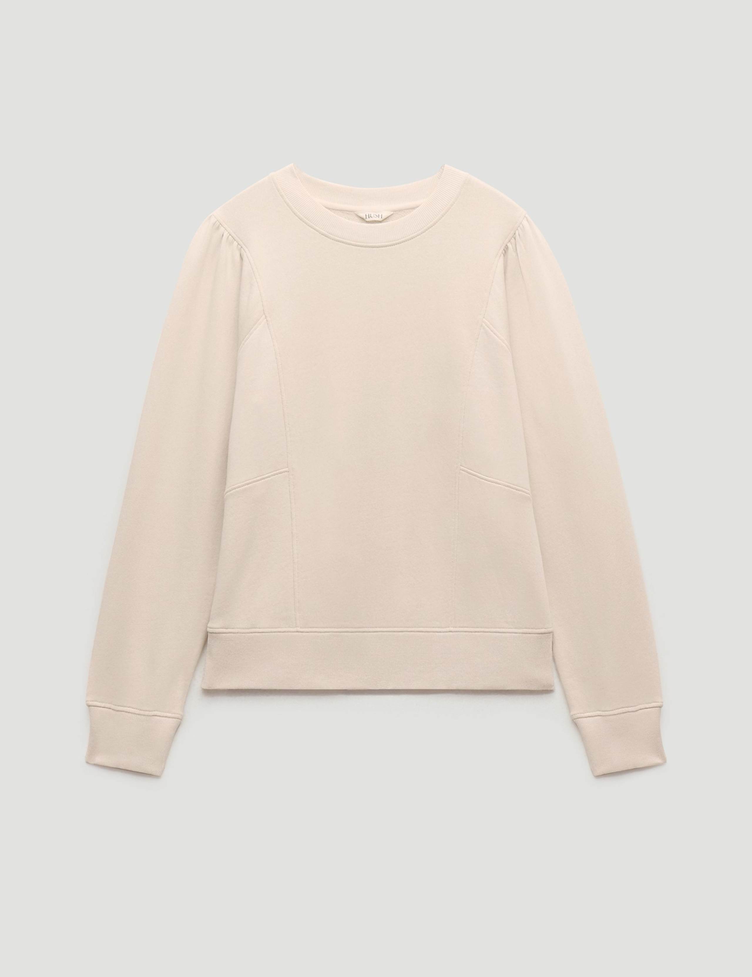 Pure Cotton Puff Sleeve Sweatshirt 2 of 5