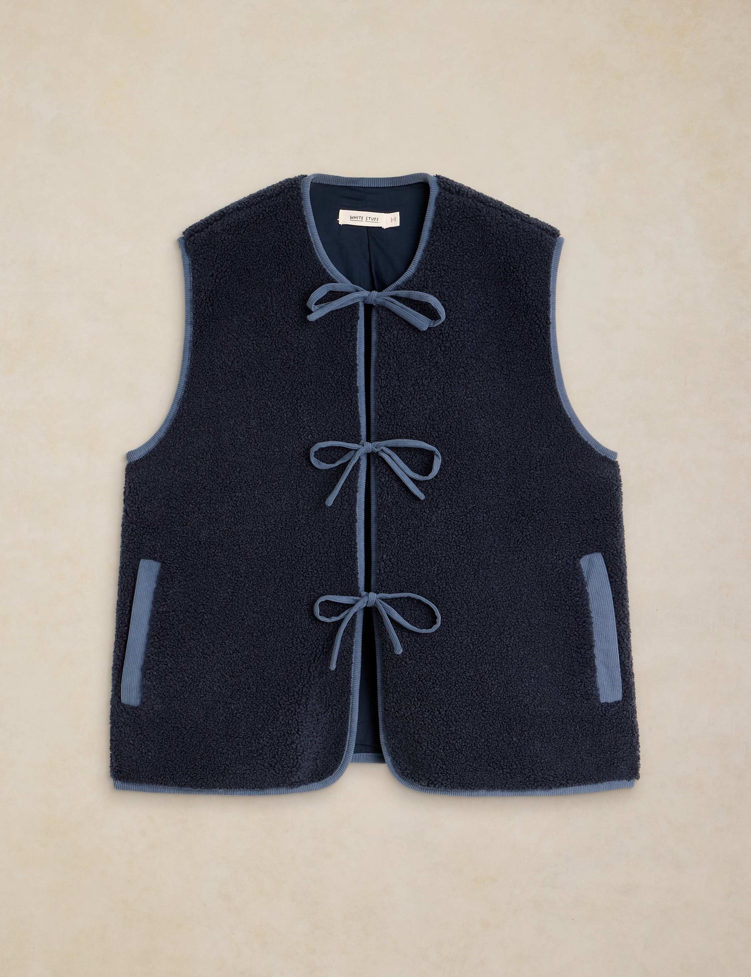 Borg Tie Front Gilet 2 of 6