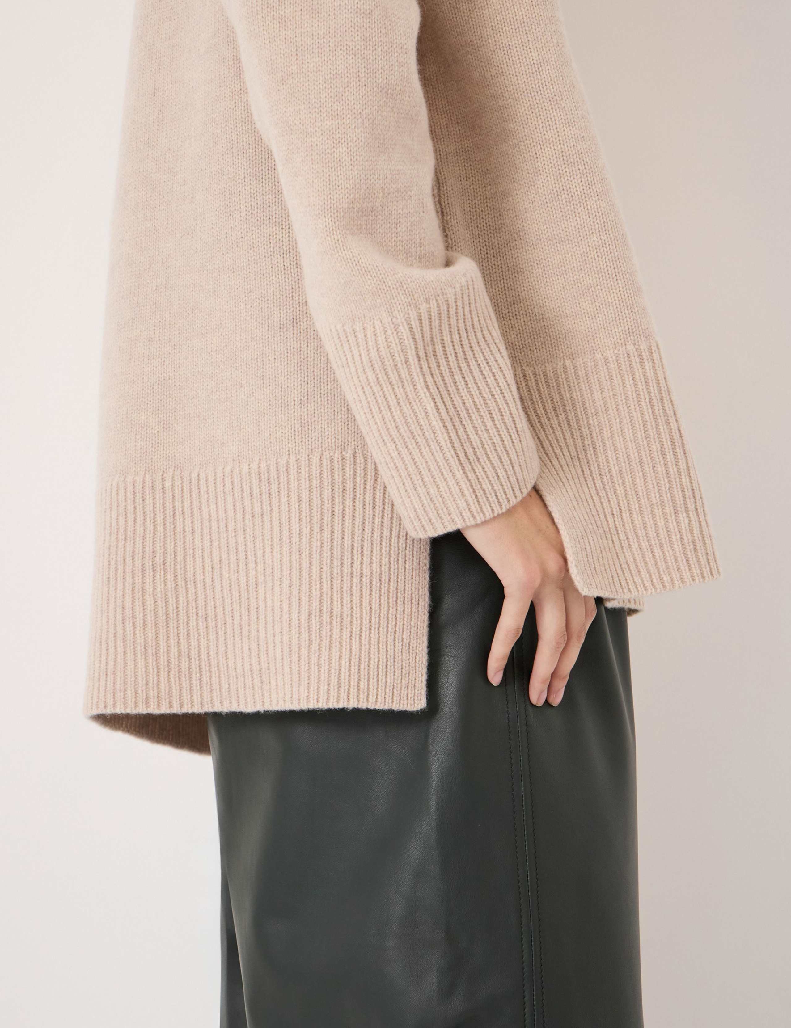 Pure Merino Wool Collared Relaxed Jumper 5 of 6