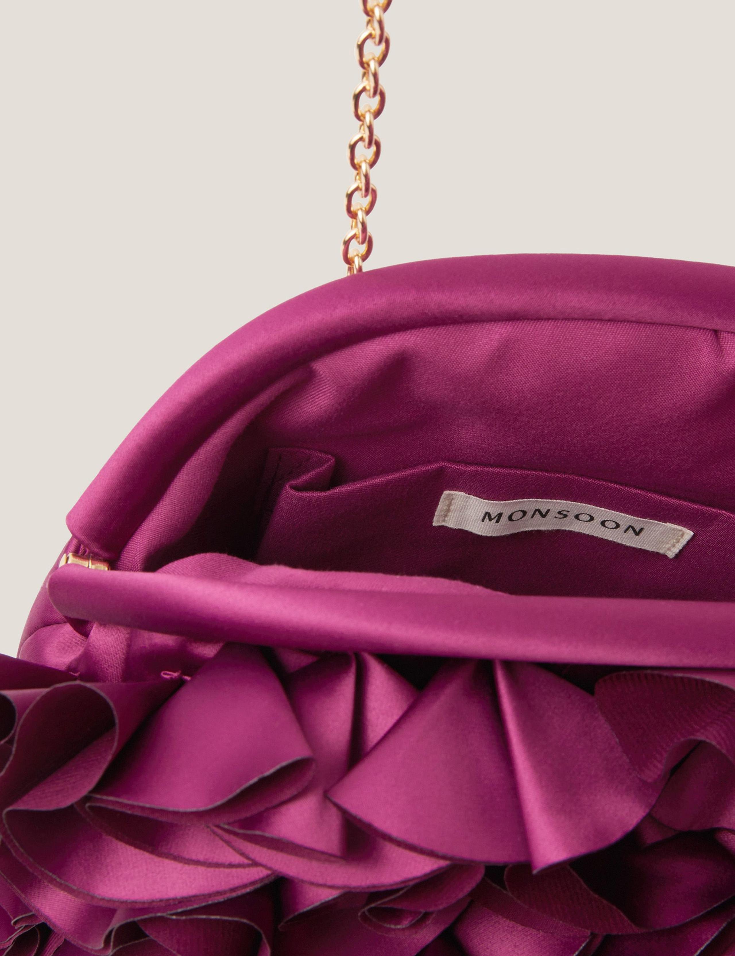 Satin Clutch Bag 2 of 4