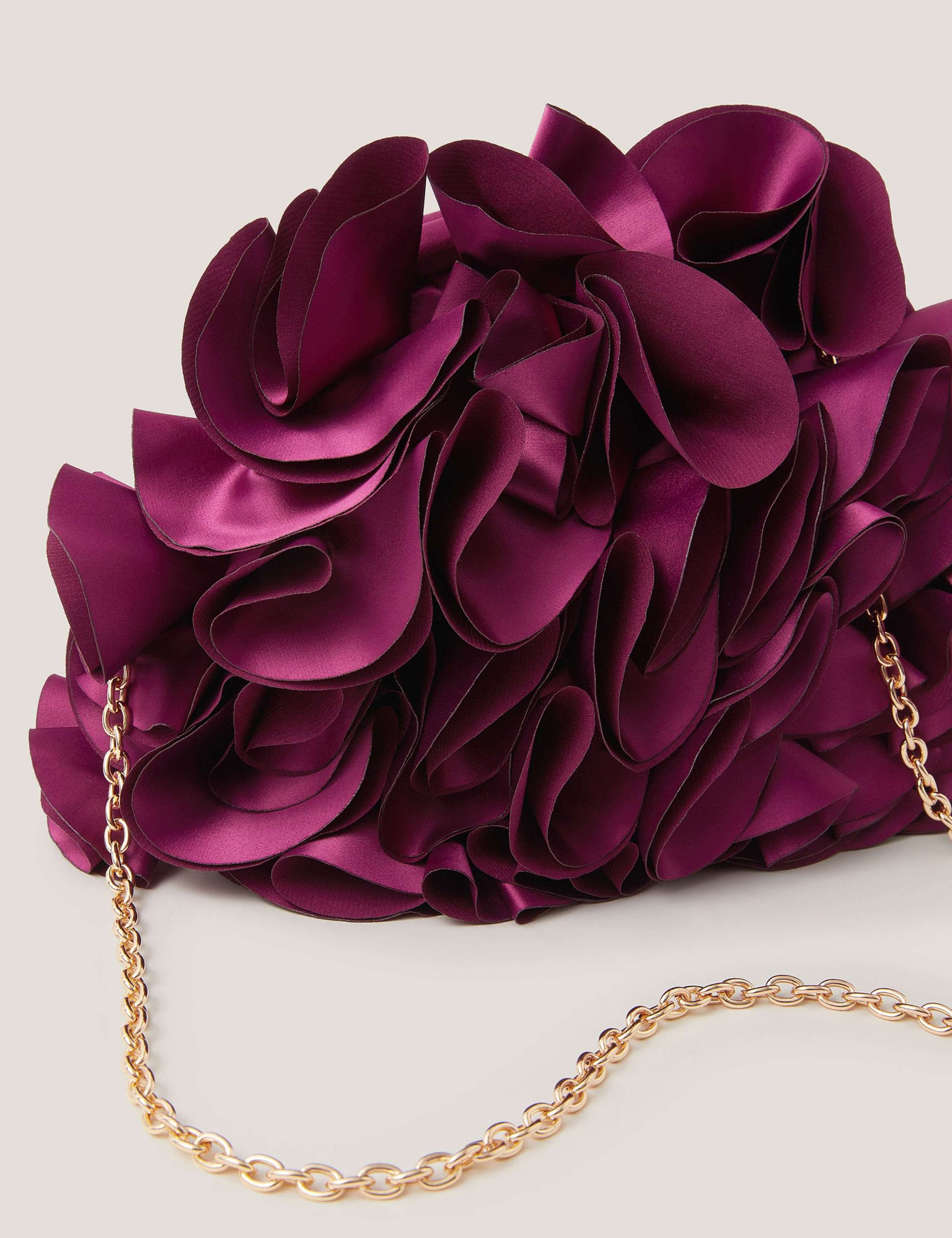 Satin Clutch Bag 3 of 4