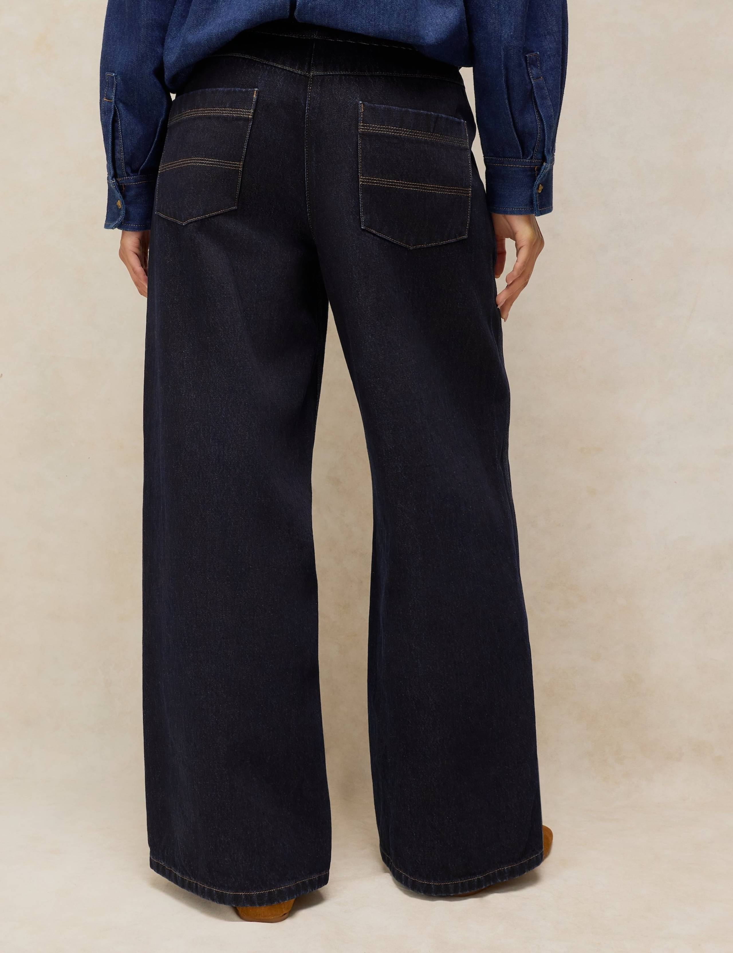 Mid Rise Wide Leg Jeans 3 of 6
