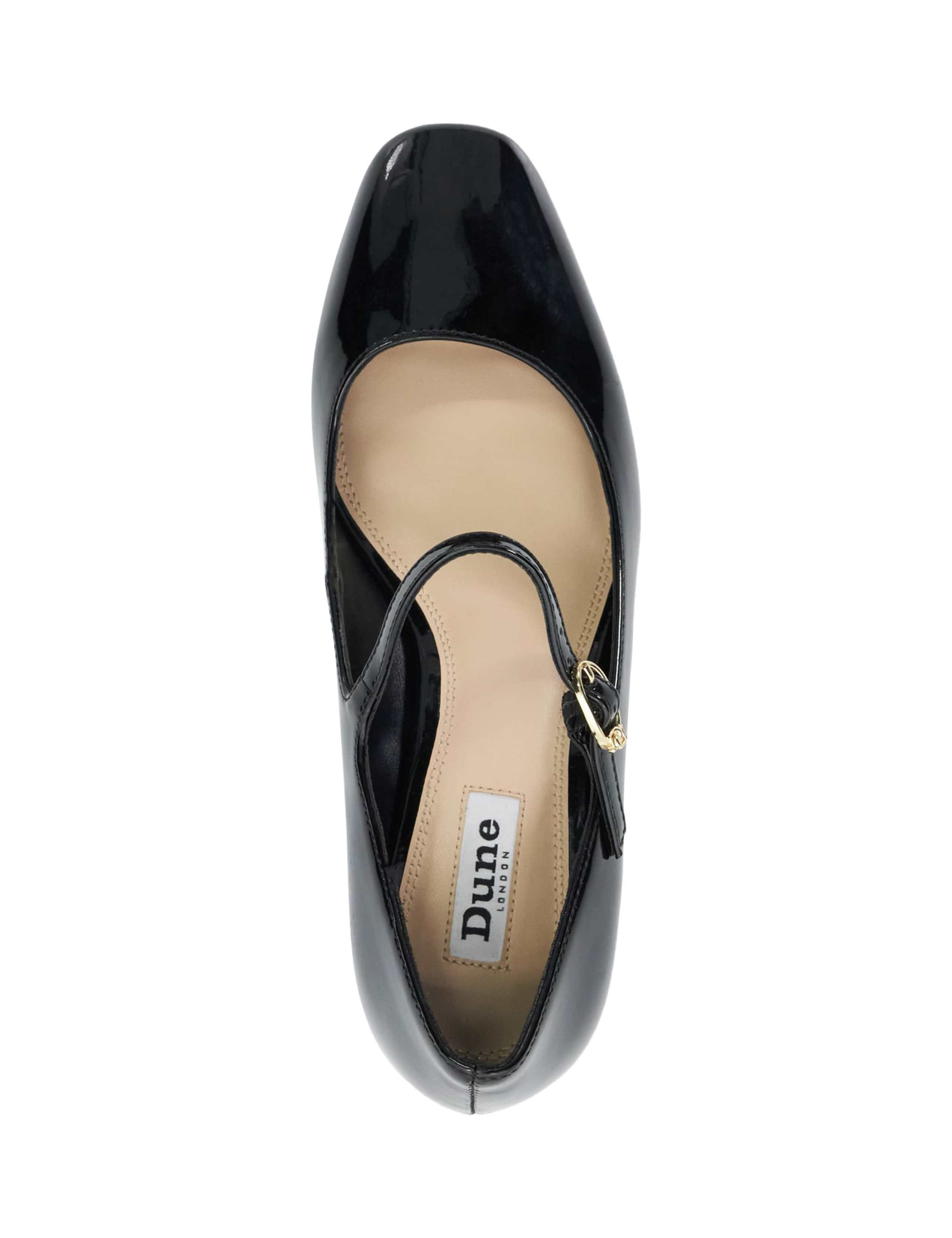 Patent Block Heel Court Shoes 4 of 5