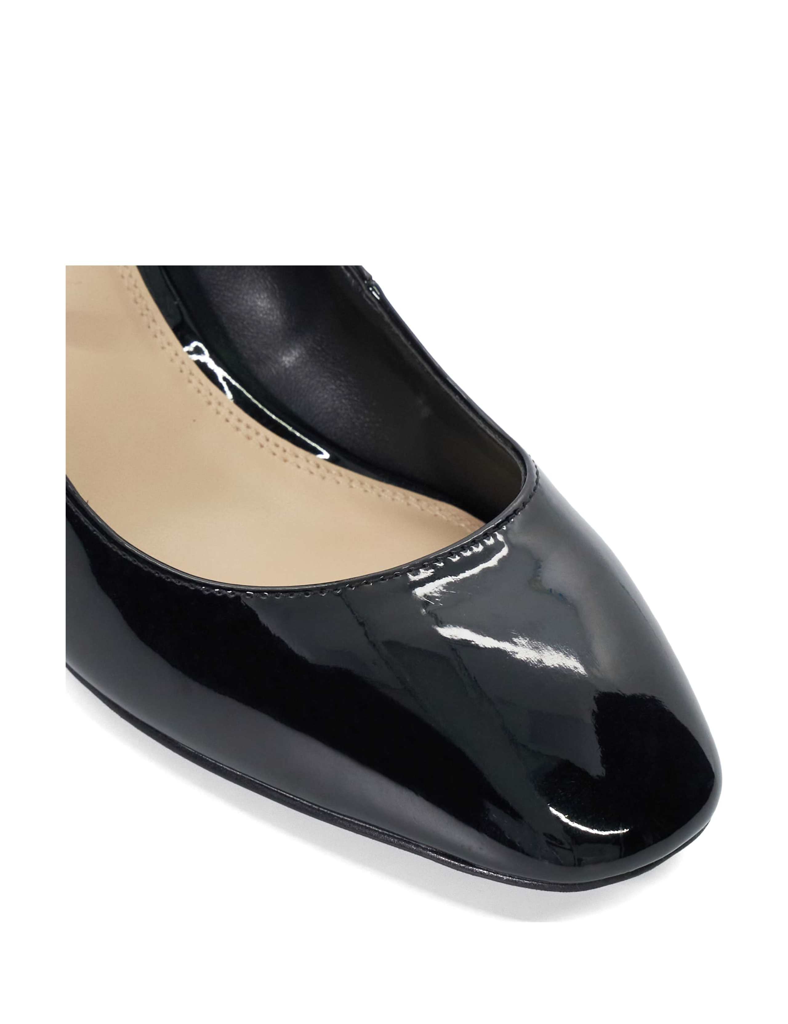 Patent Block Heel Court Shoes 5 of 5