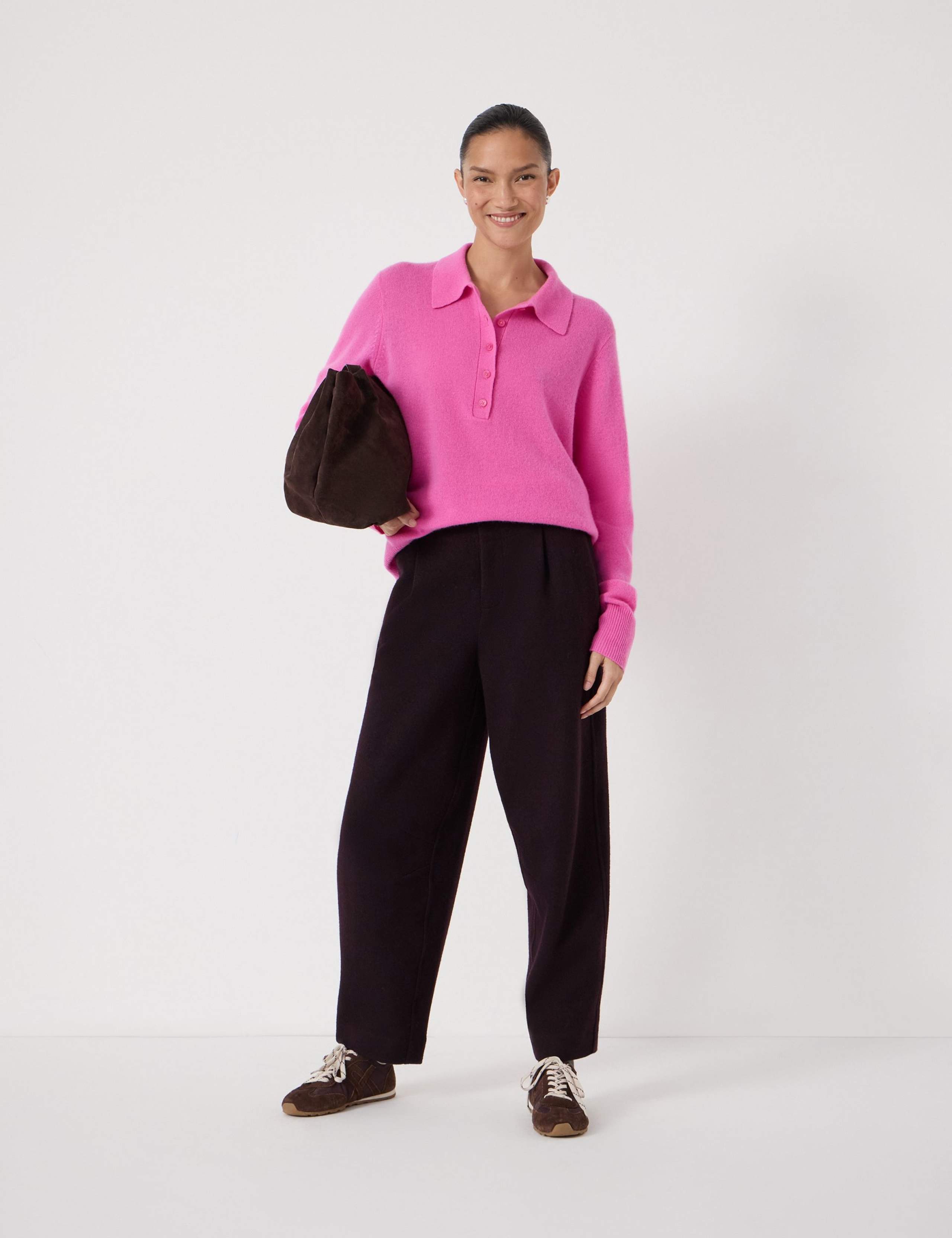 Cashmere Rich Collared Polo Jumper 3 of 5