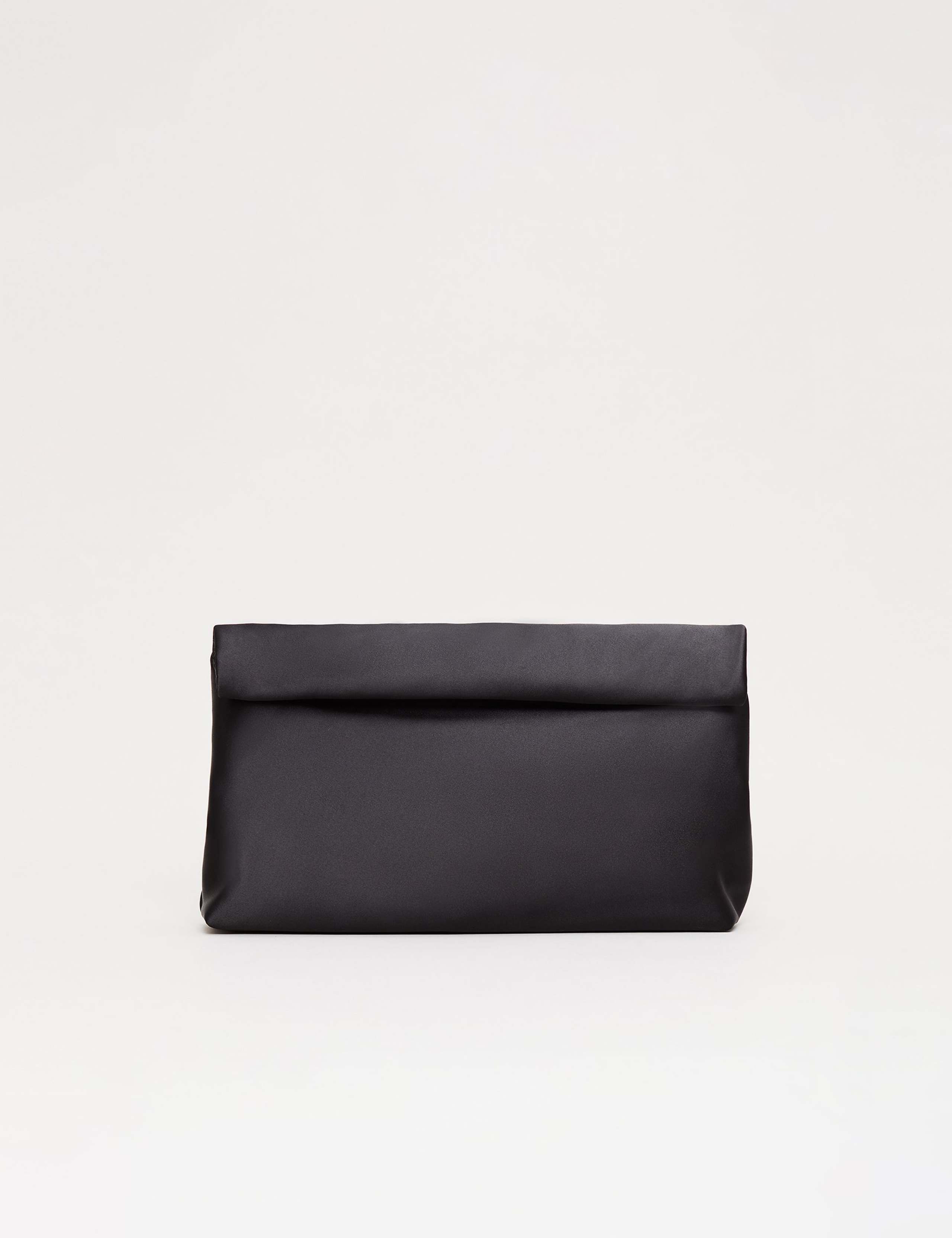 Satin Rollover Clutch Bag 2 of 7