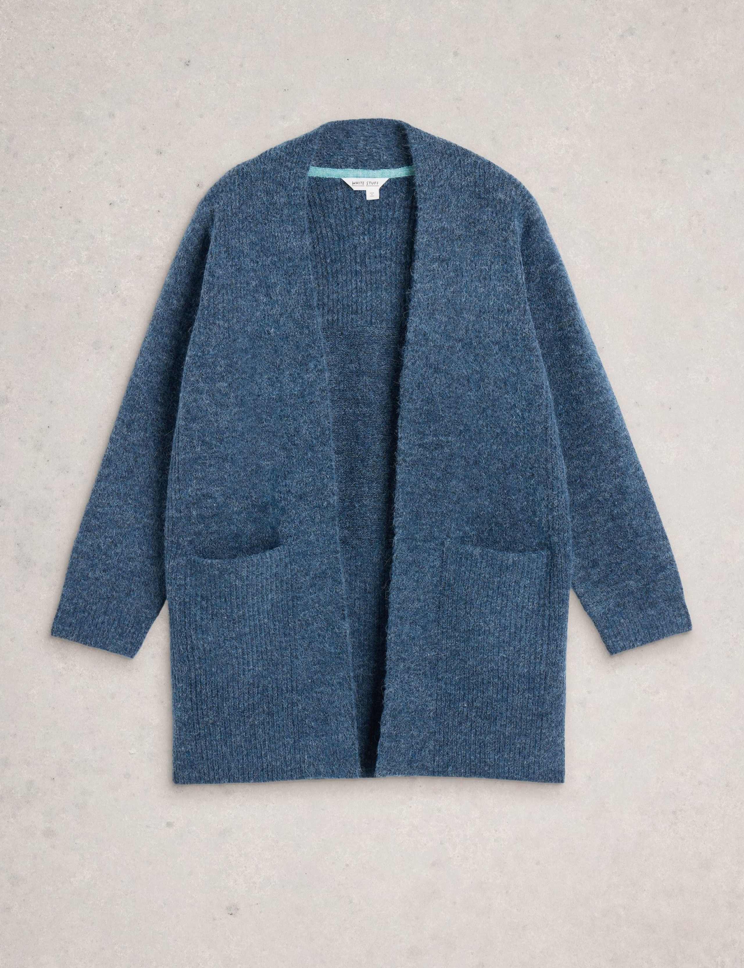 Rib Detail Edge to Edge Longline Cardigan 2 of 6