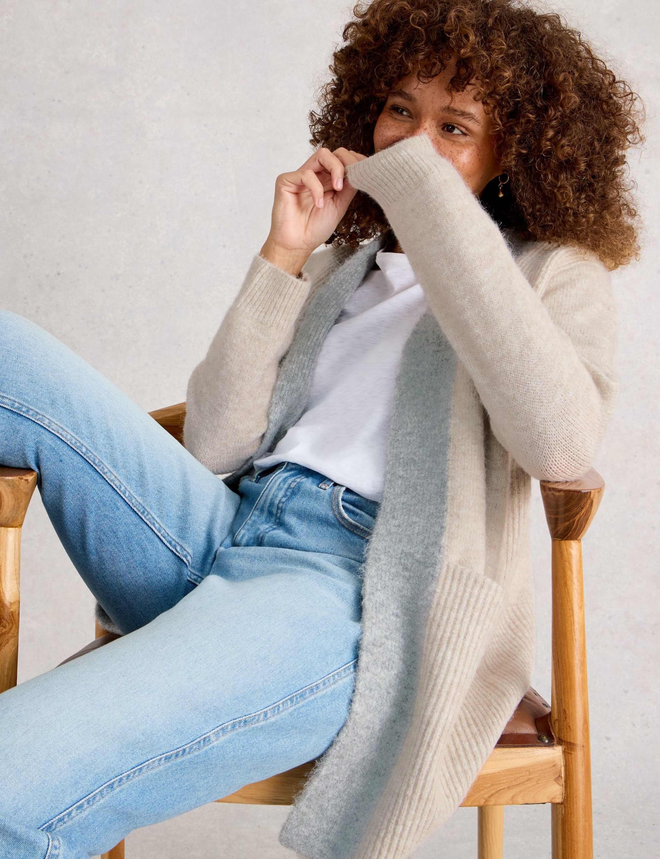 Rib Detail Edge to Edge Longline Cardigan 5 of 6