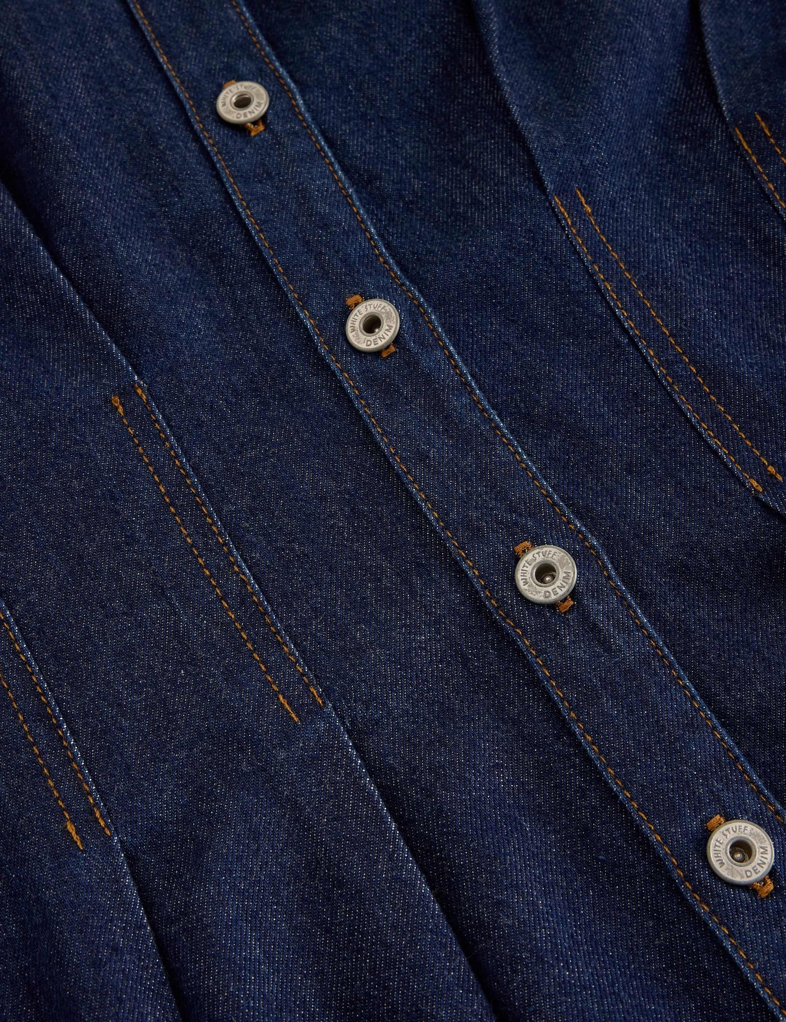Denim Midi Shirt Dress 6 of 6