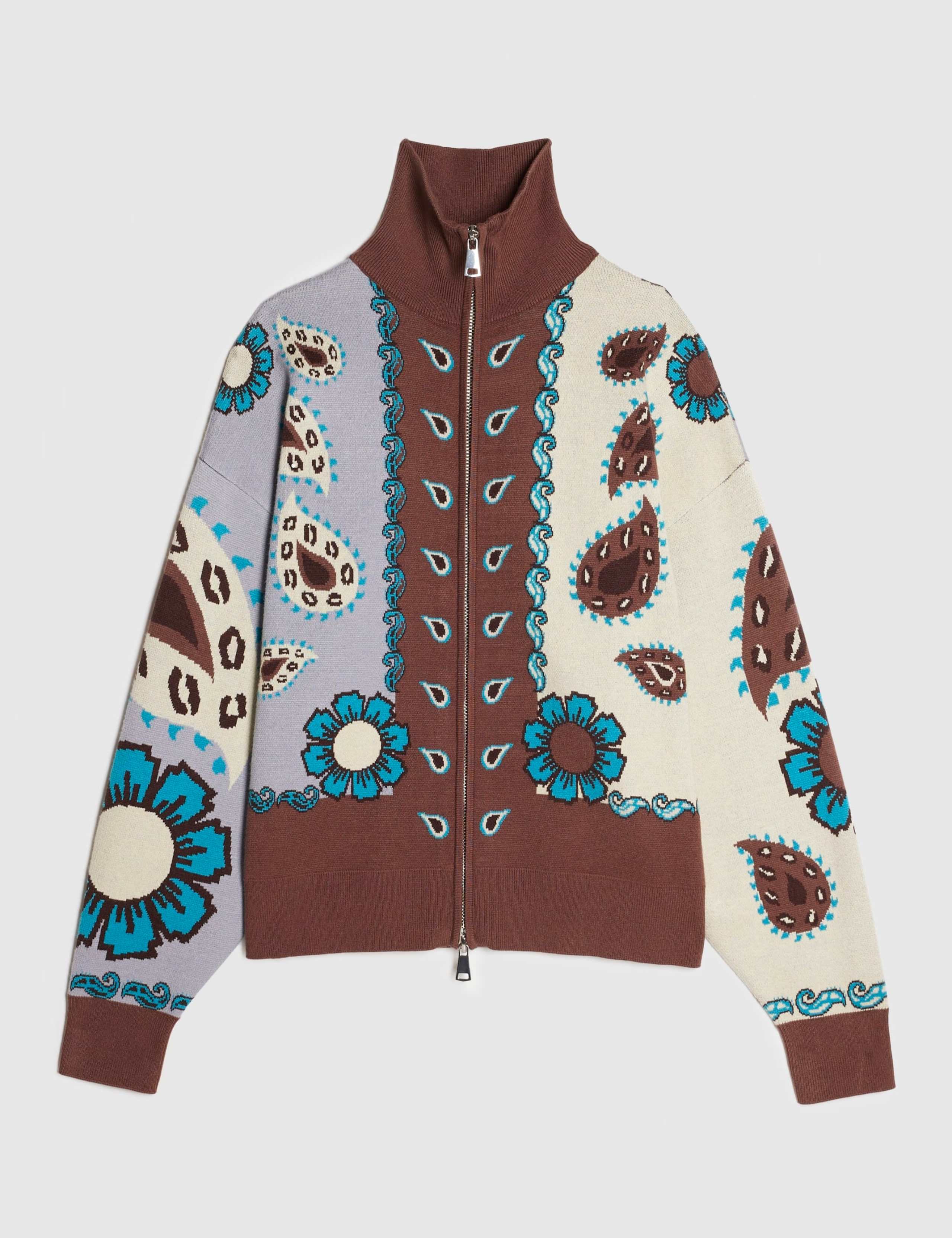 Pure Cotton Zip Through Cardigan 1 of 2
