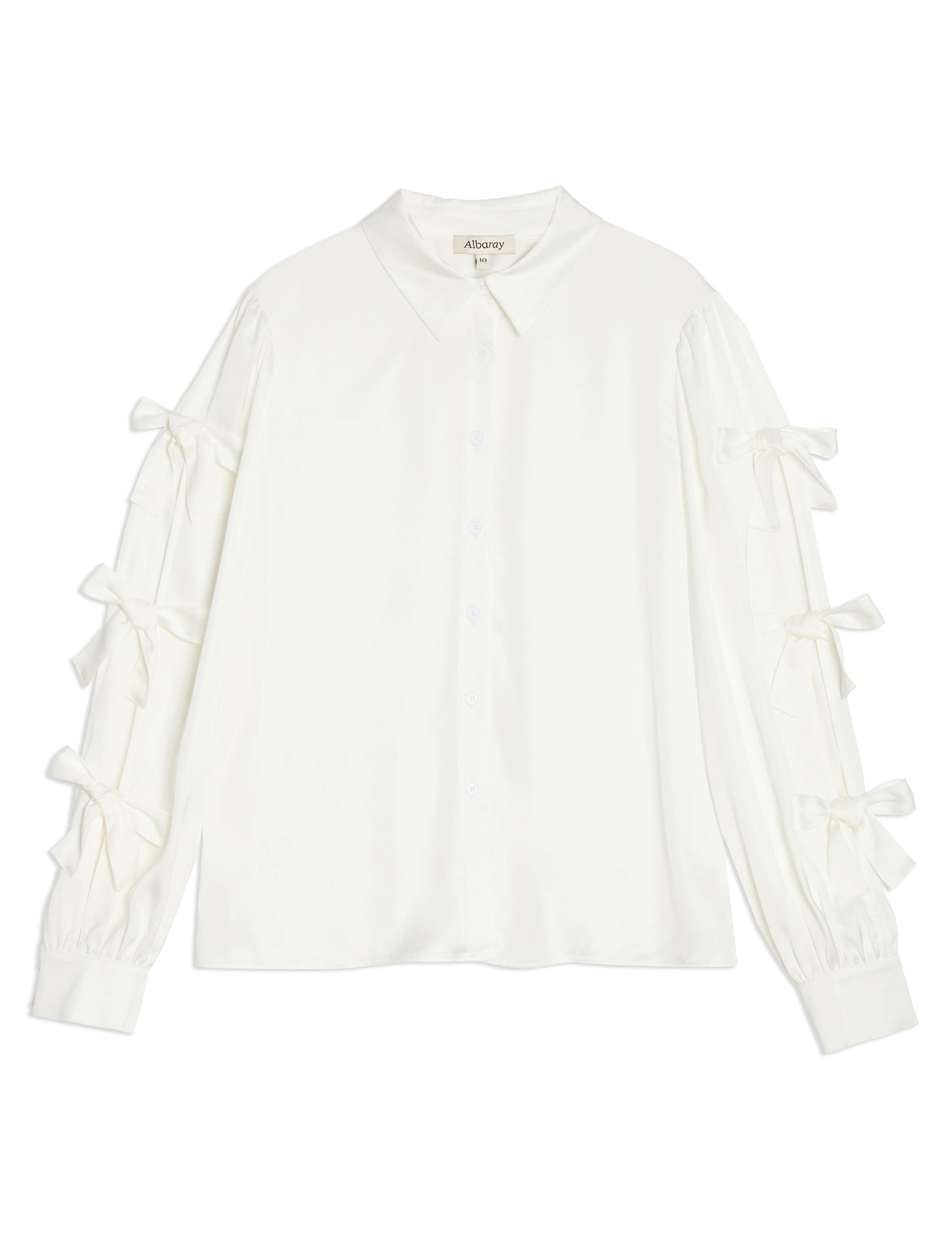 Collared Bow Detail Blouse 2 of 4