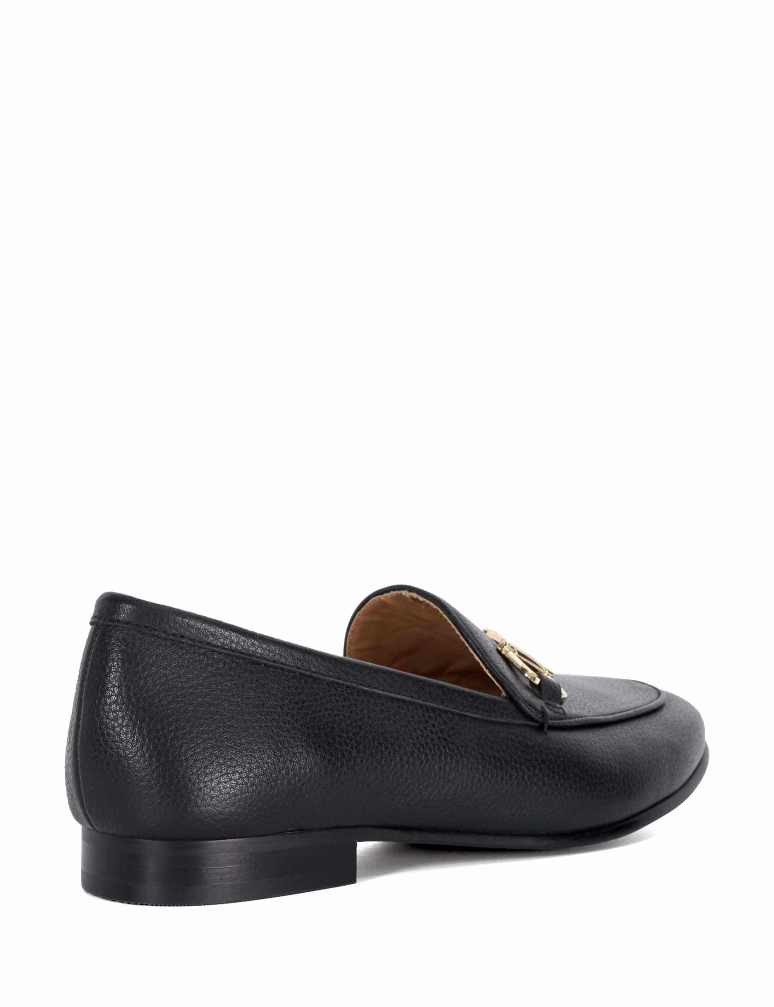 Wide Fit Leather Slip On Loafers 2 of 5