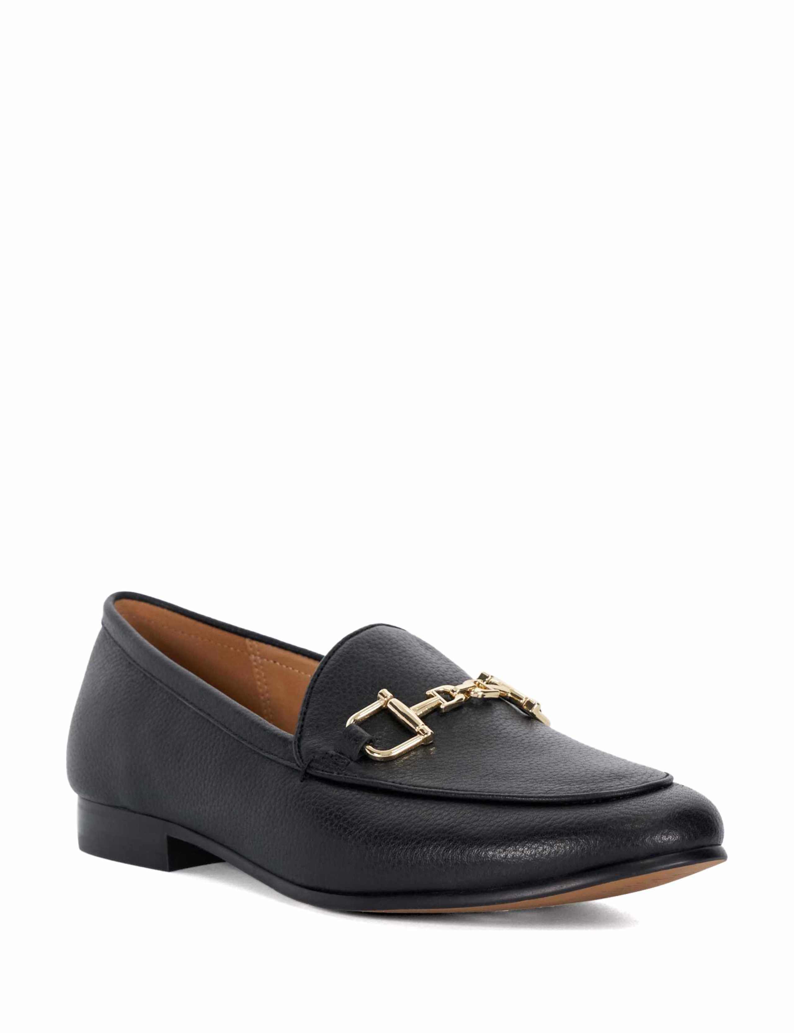 Wide Fit Leather Slip On Loafers 3 of 5