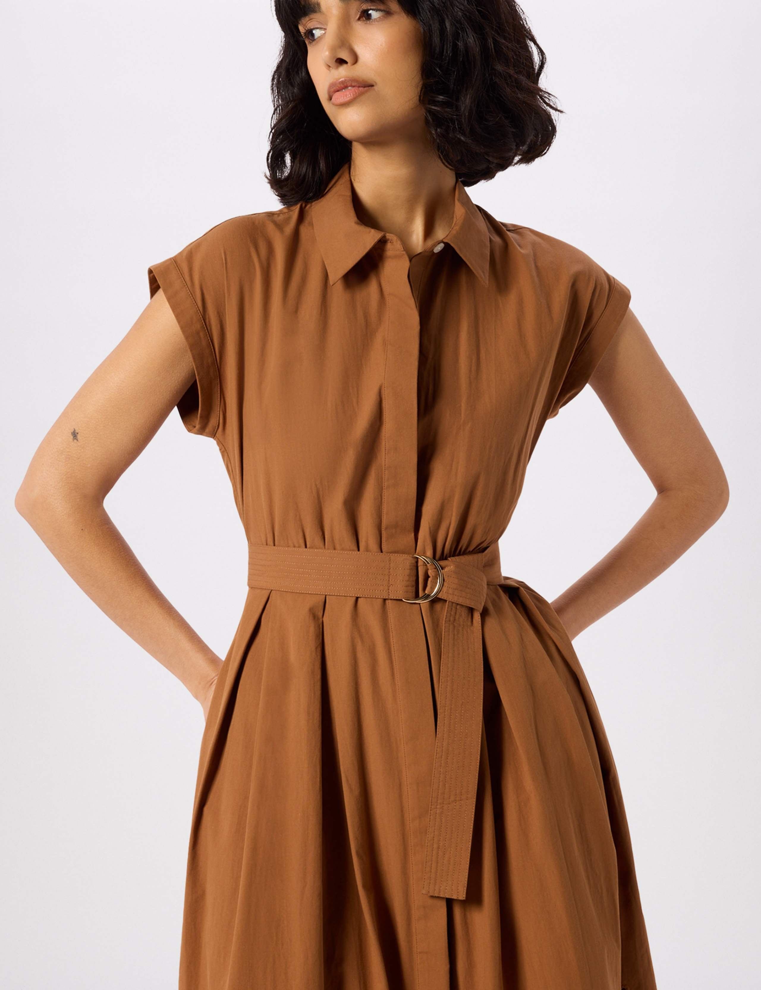 Cotton Broderie Shirt Dress 3 of 6