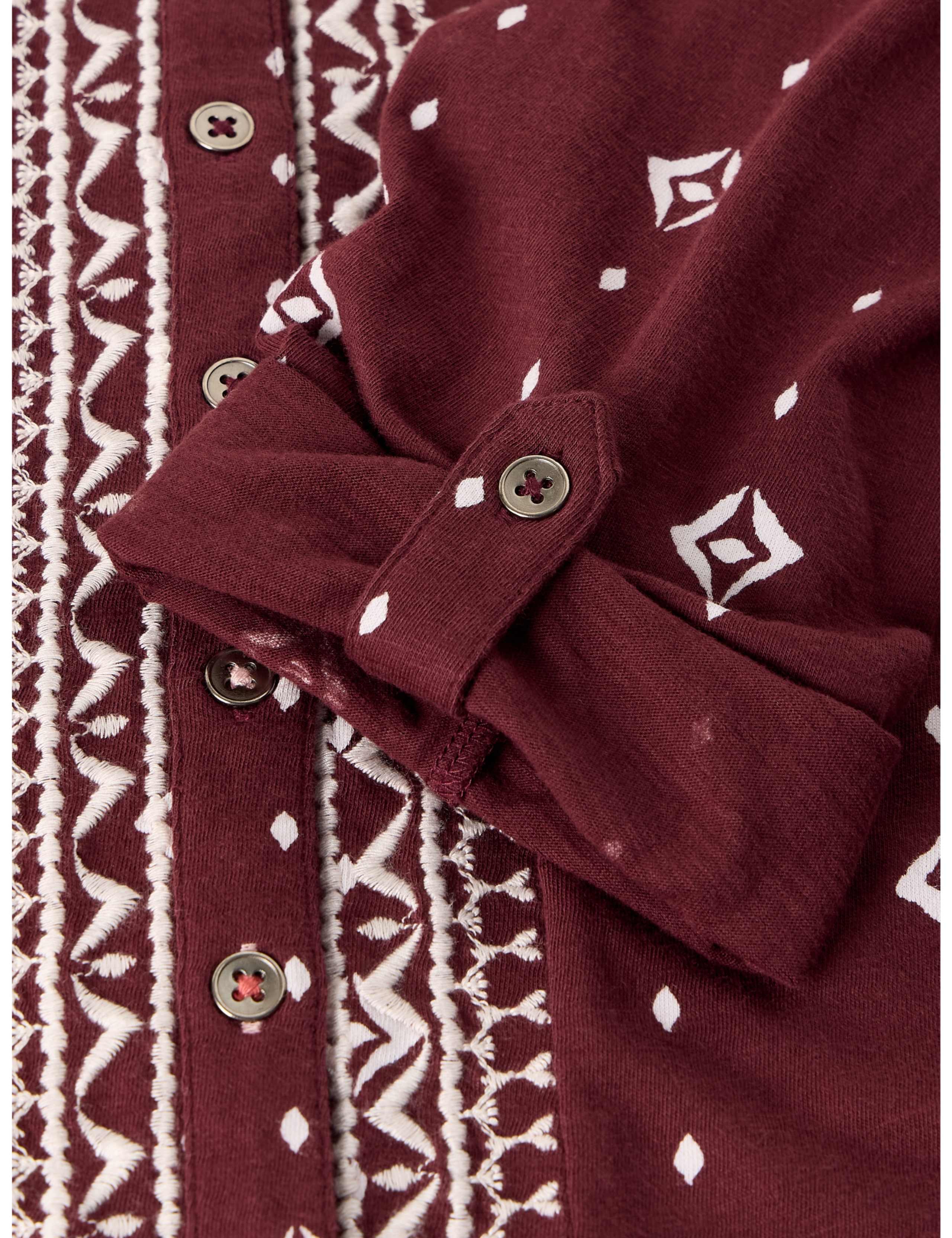 Annie Pure Cotton Embellished Collared Shirt 6 of 6