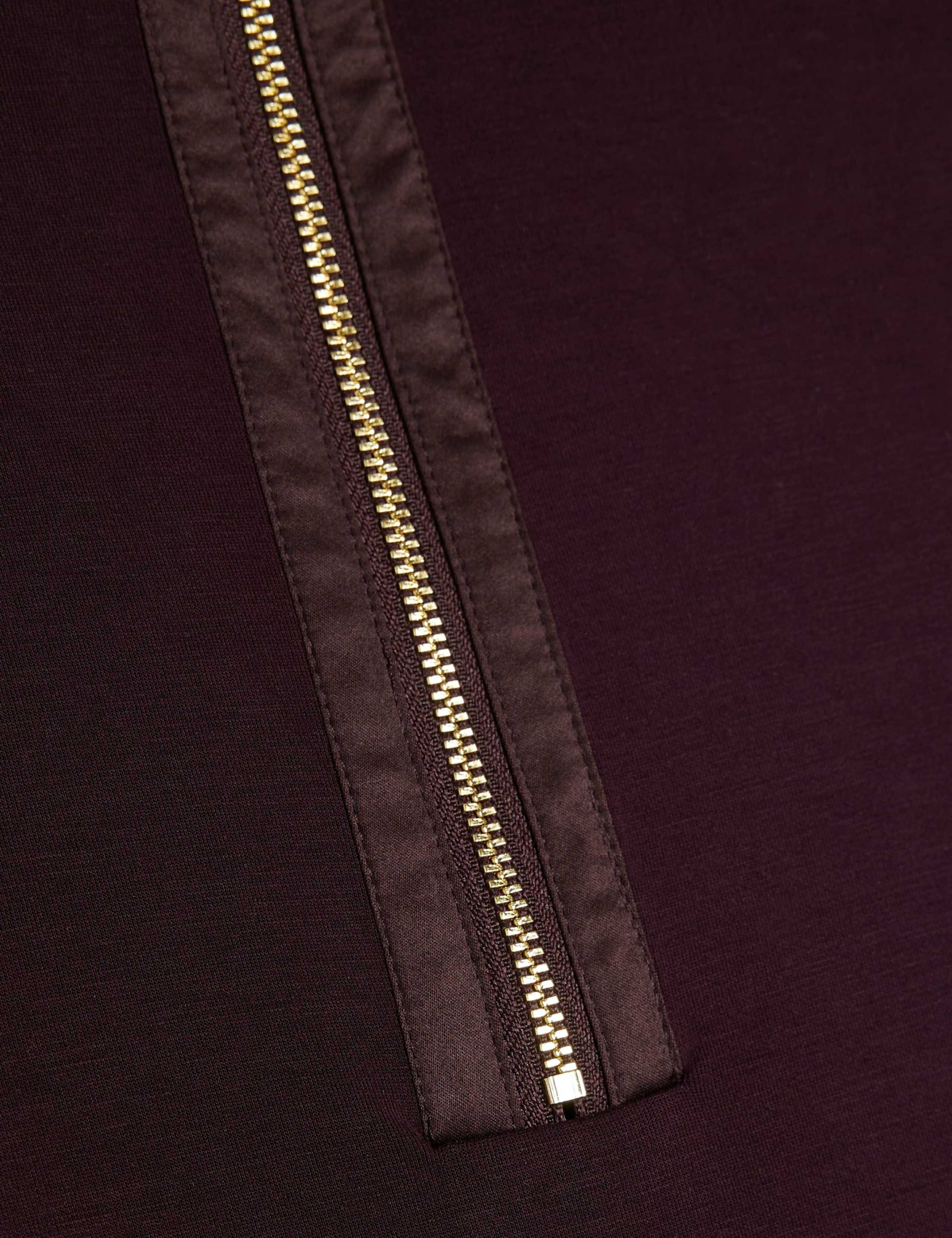Funnel Neck Zip Up Relaxed Sweatshirt 6 of 6
