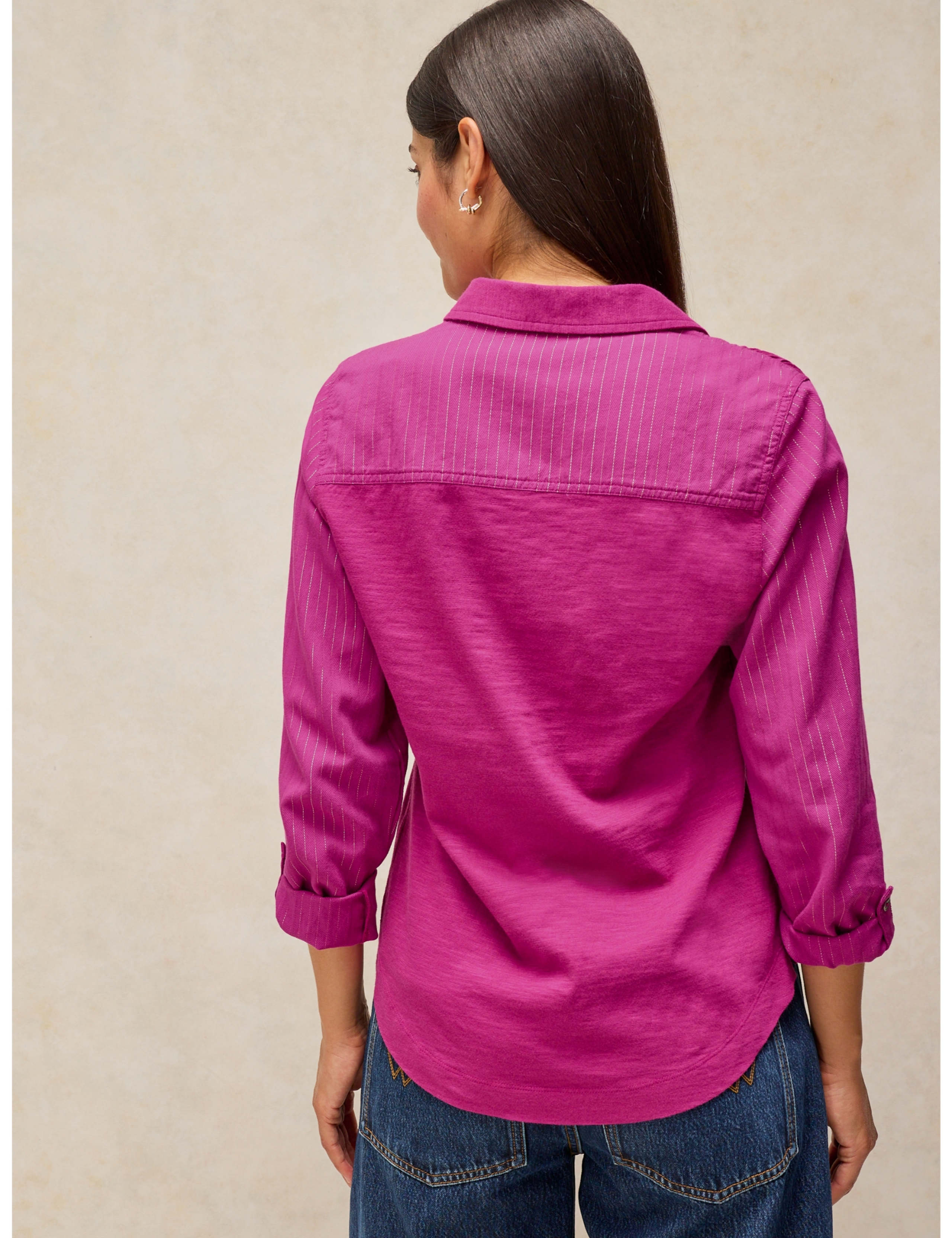 Pure Cotton Sparkly Collared Shirt 3 of 6