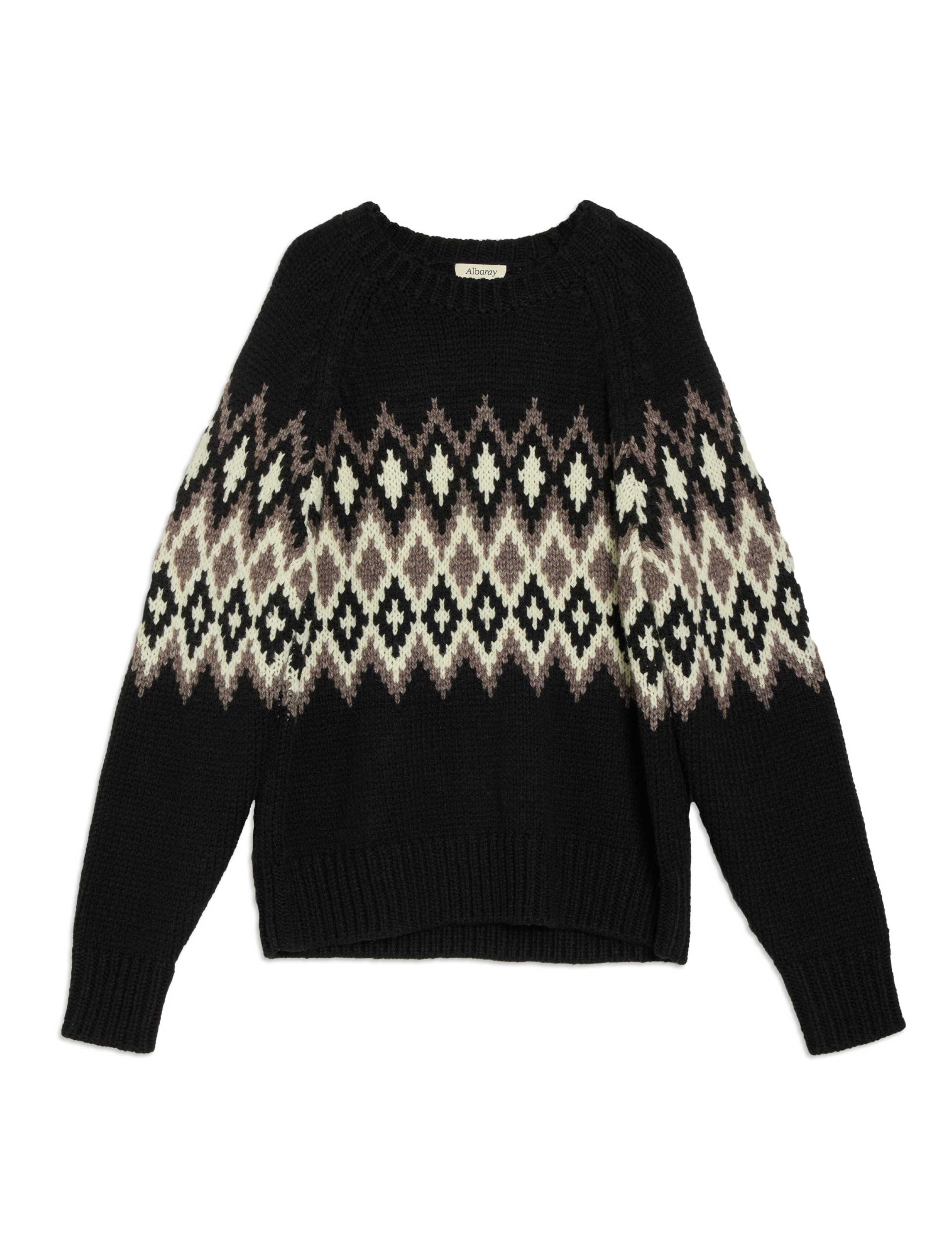 Wool Blend Fair Isle Crew Neck Jumper 2 of 4