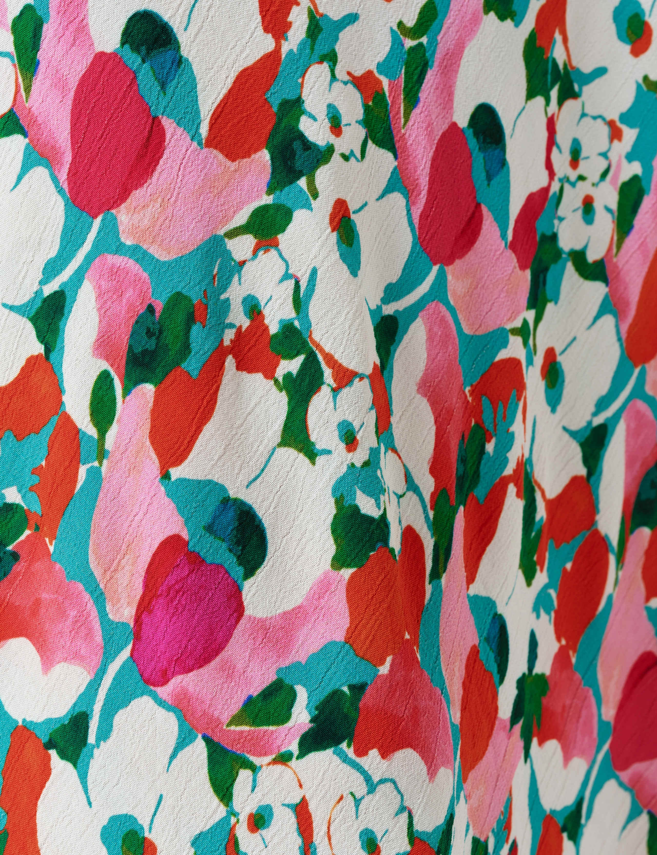 Crepe Floral Scoop Neck Midi Slip Dress 7 of 7
