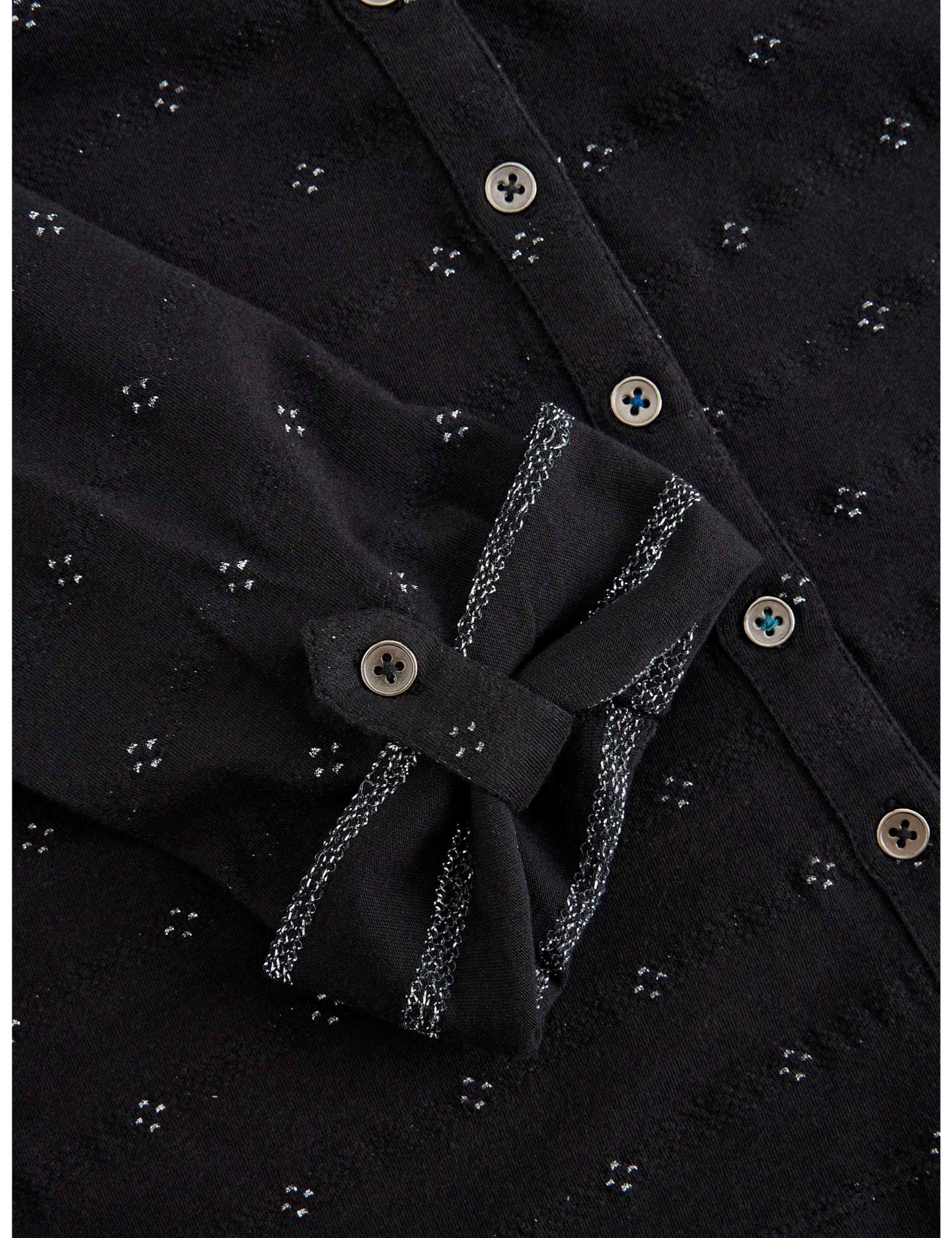 Annie Cotton Rich Embellished Collared Shirt 6 of 6