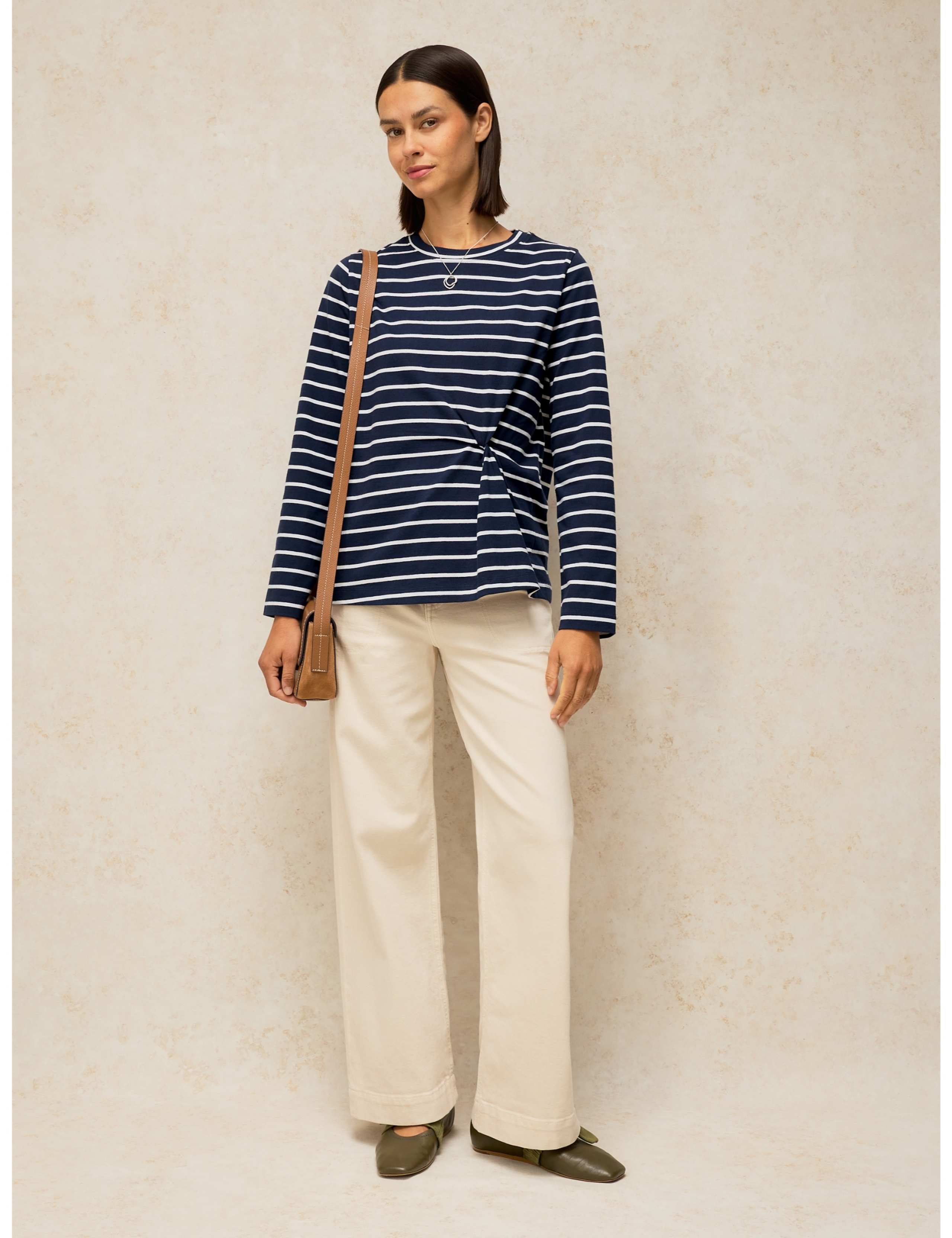 Pure Cotton Collared Twist Front Top 4 of 6