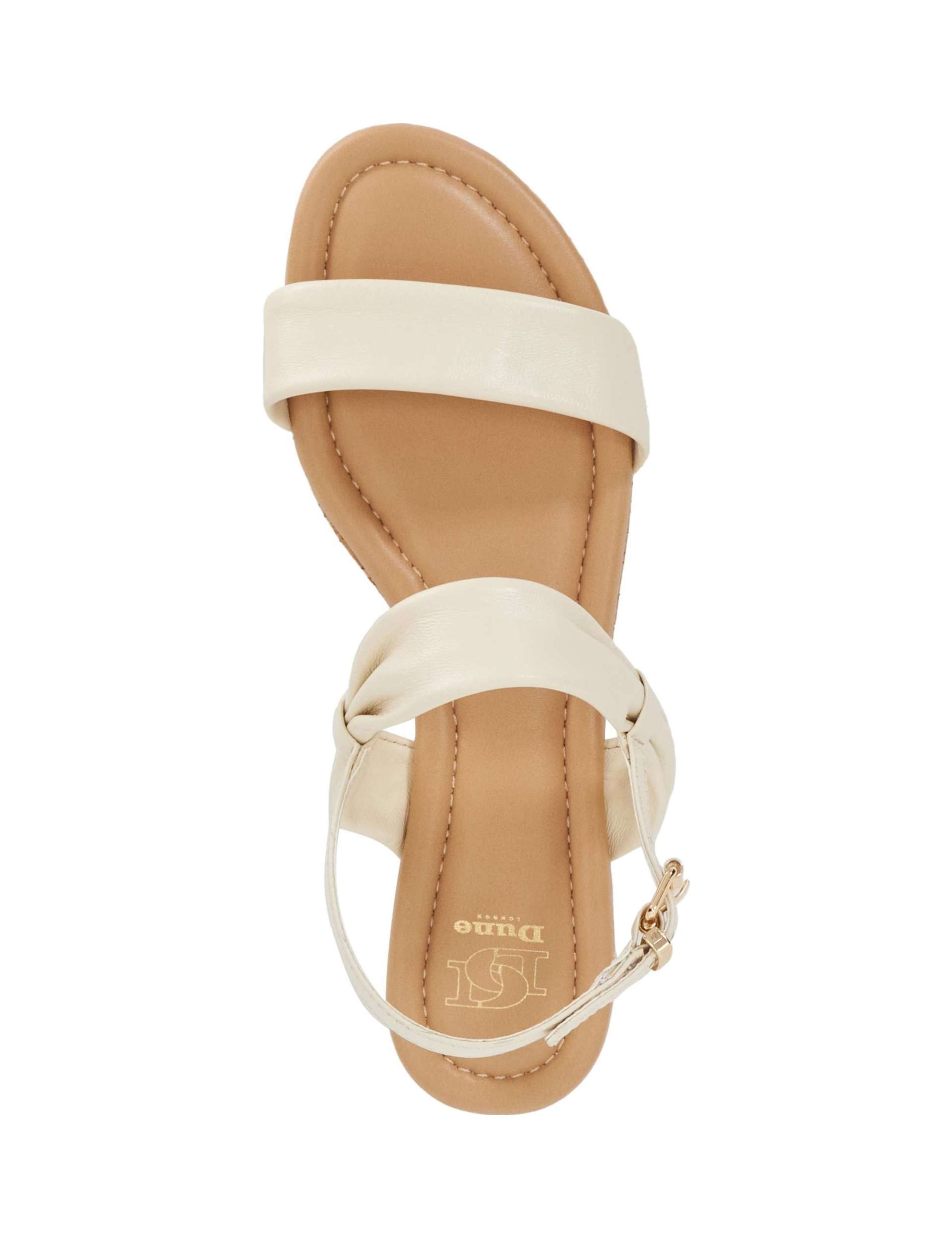 Leather Cork Flatform Sandals 3 of 6