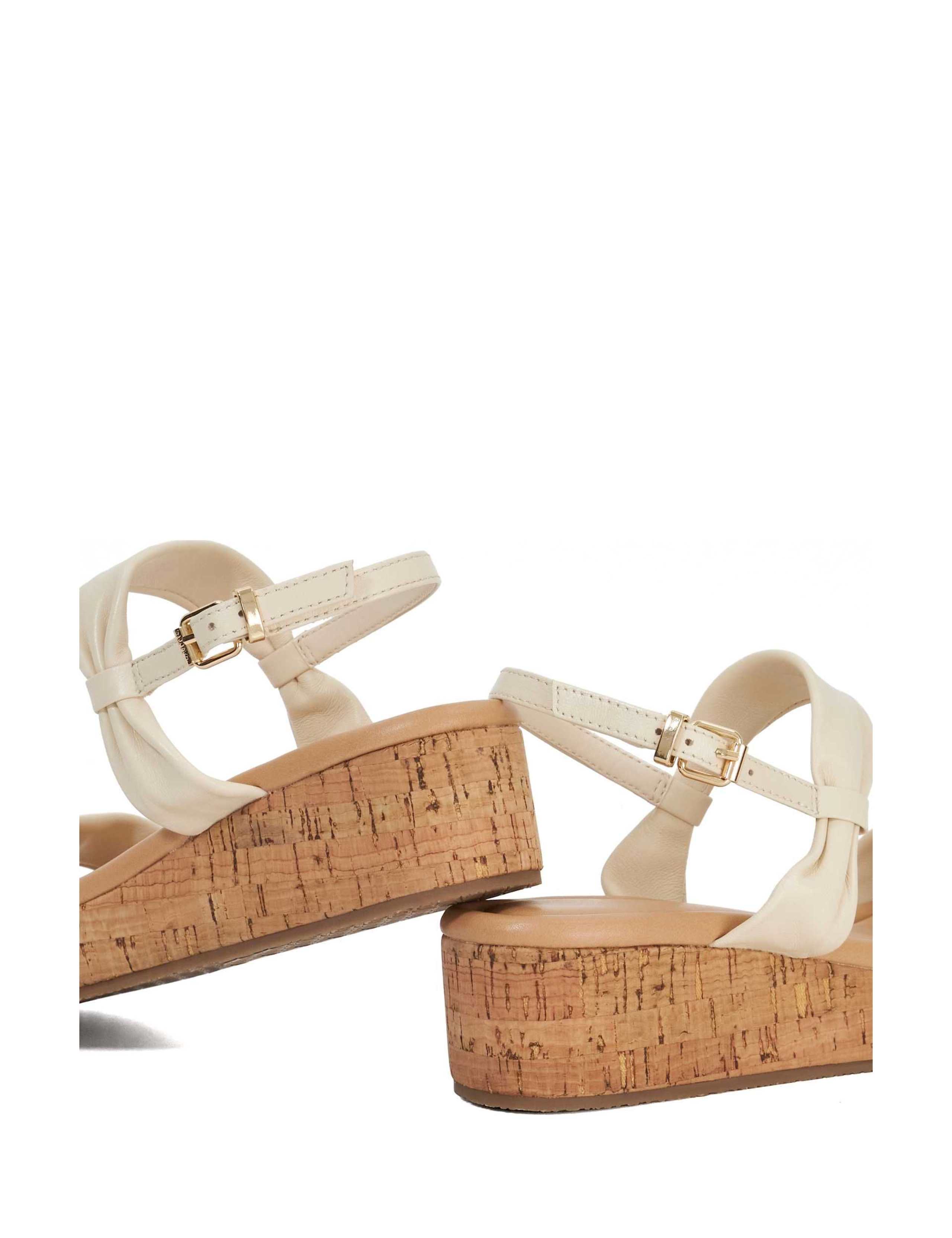 Leather Cork Flatform Sandals 6 of 6
