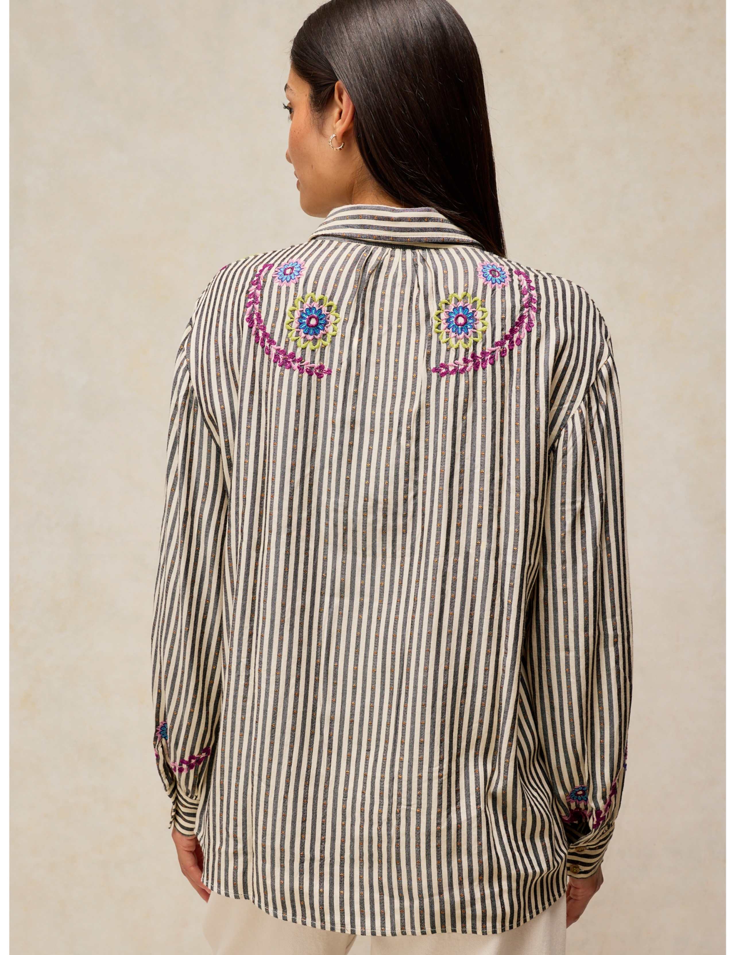 Embroidered Collared Shirt 3 of 6