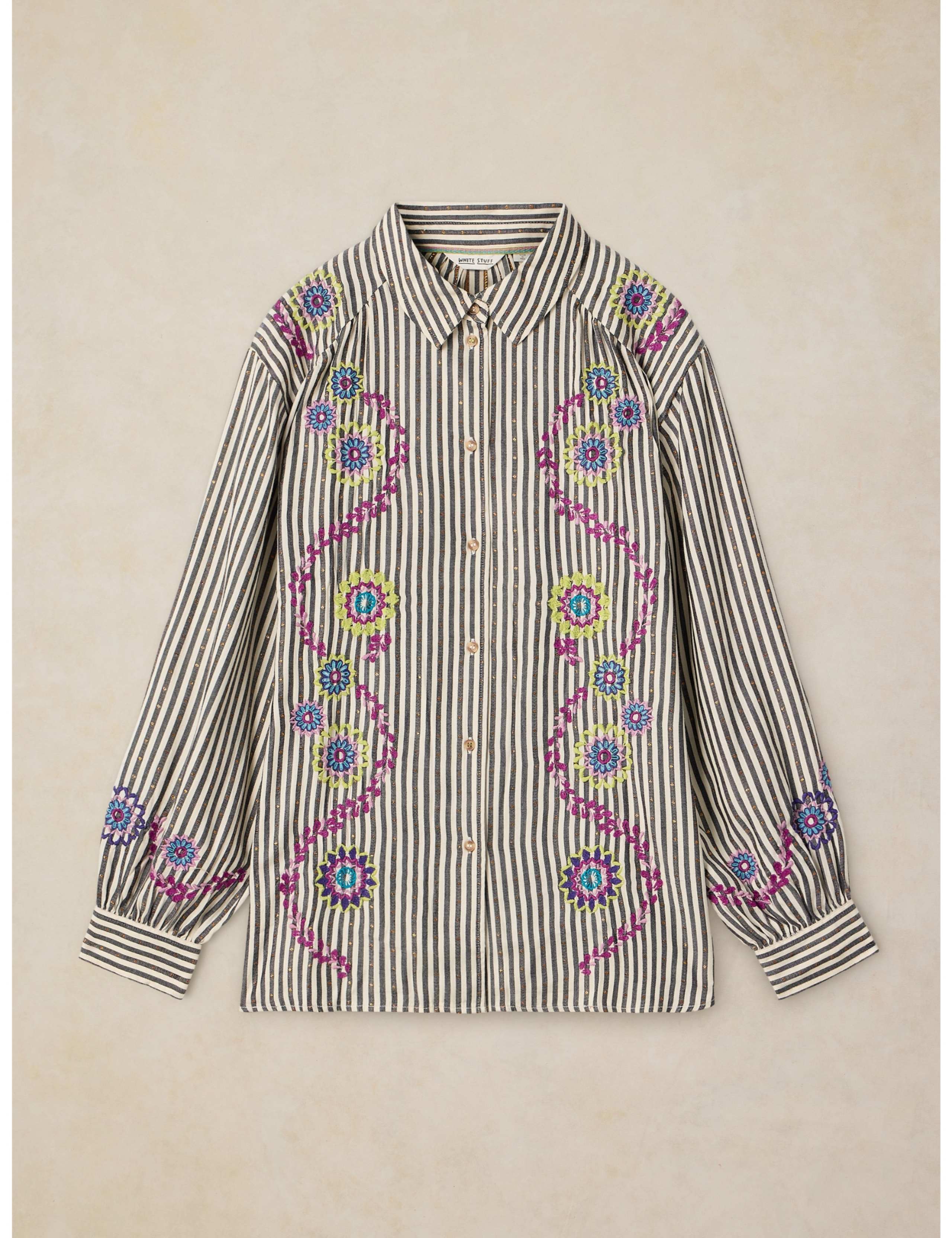 Embroidered Collared Shirt 2 of 6