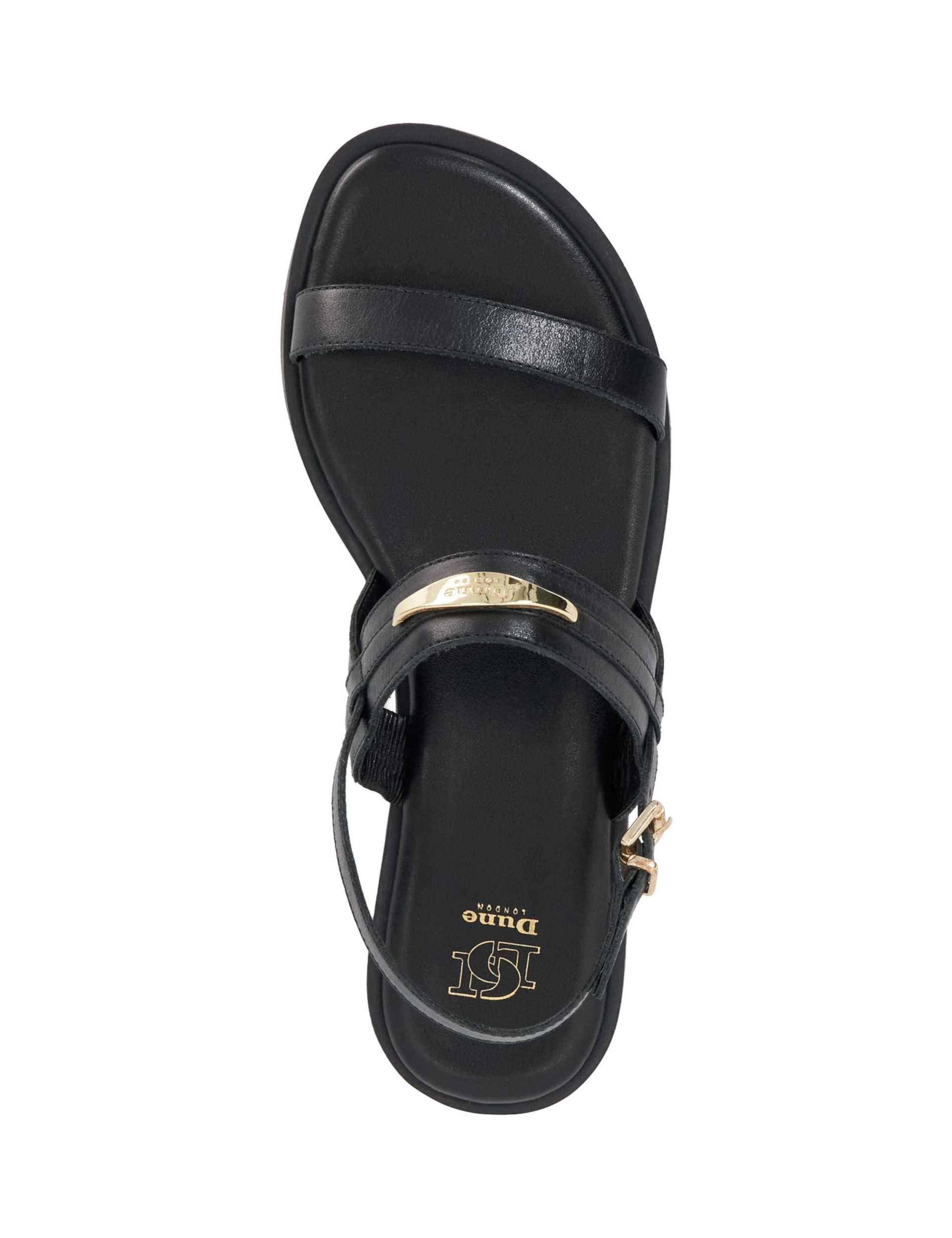 Leather Branded Strappy Flat Sandals 2 of 4