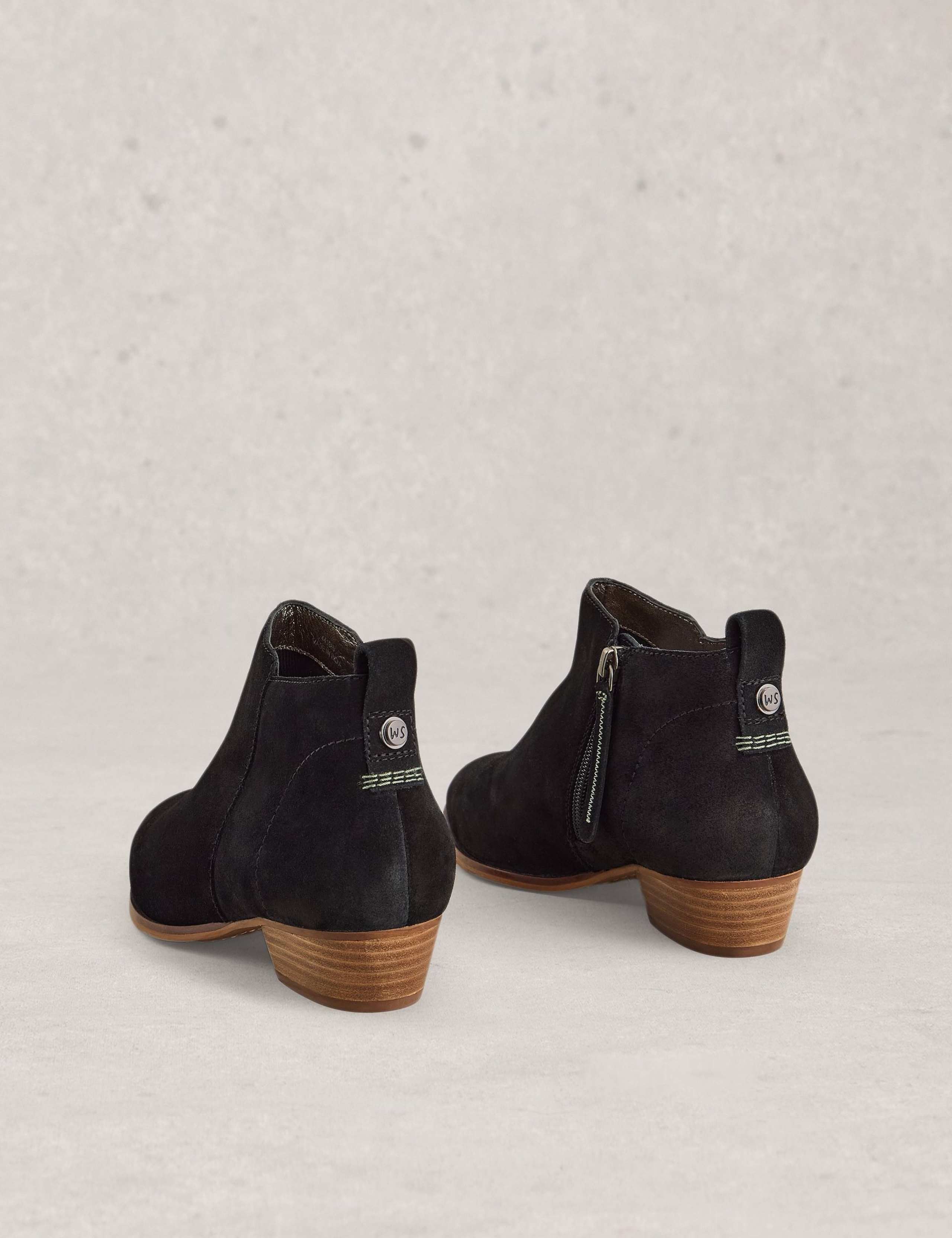 Wide Fit Low Heel Ankle Boots 2 of 4