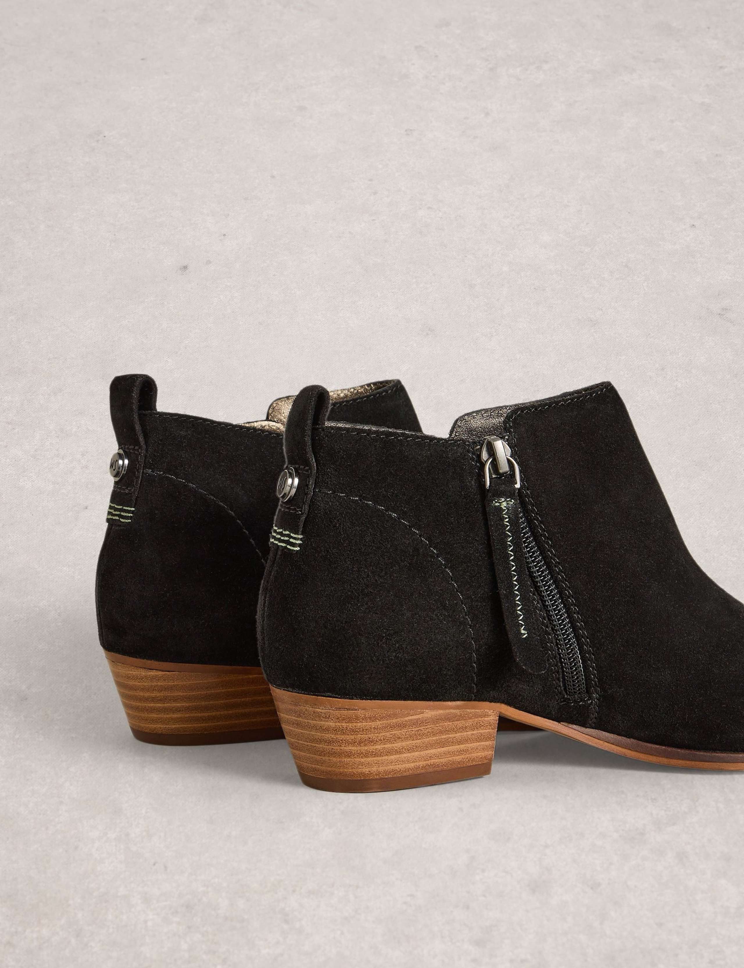 Wide Fit Low Heel Ankle Boots 4 of 4