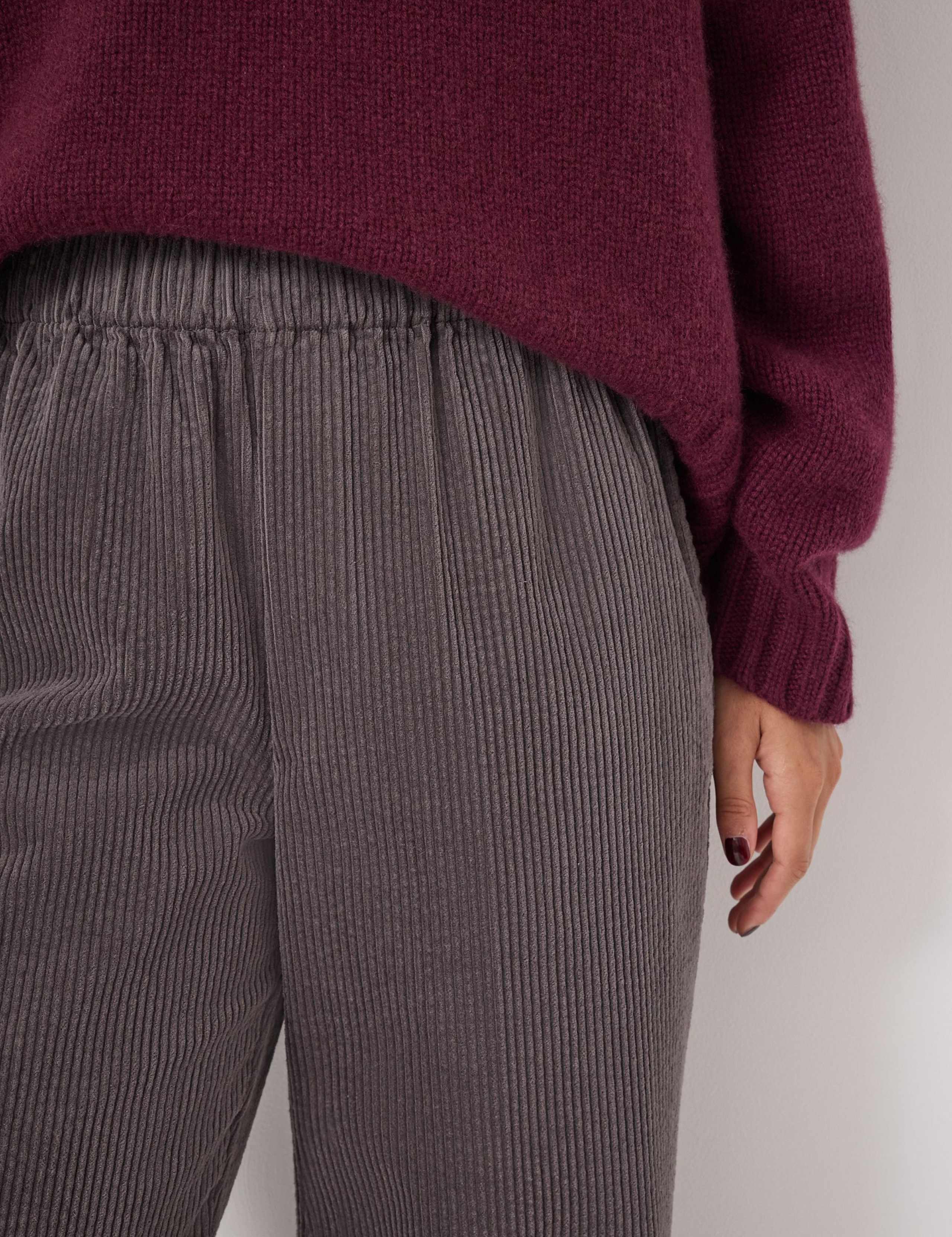 Pure Cotton Cord Drawstring Relaxed Joggers 2 of 5