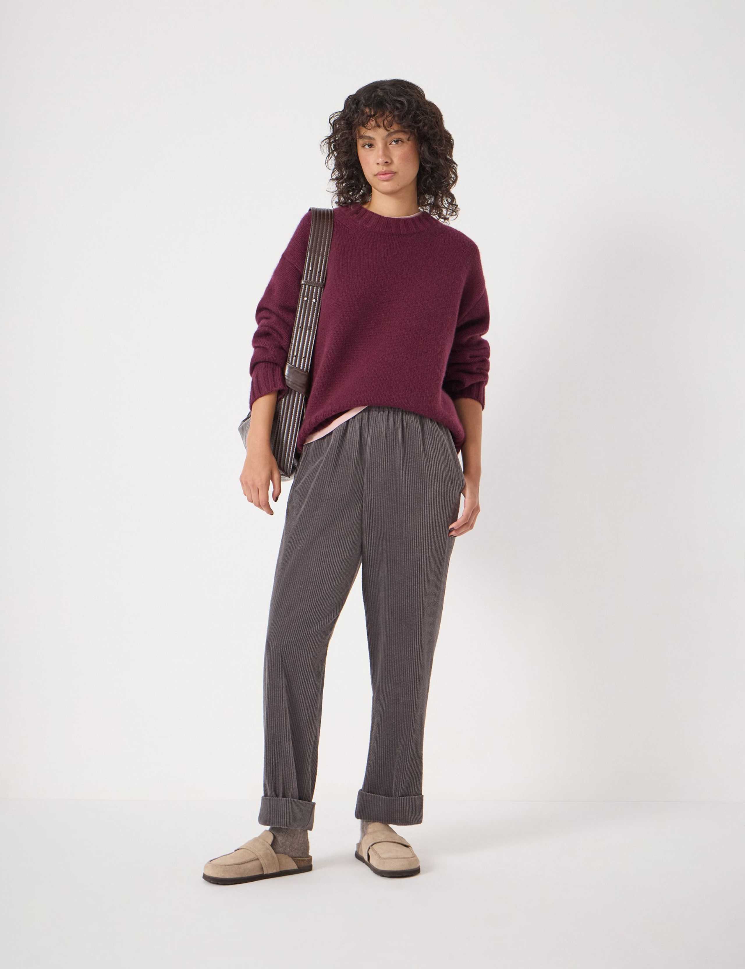 Pure Cotton Cord Drawstring Relaxed Joggers 5 of 5