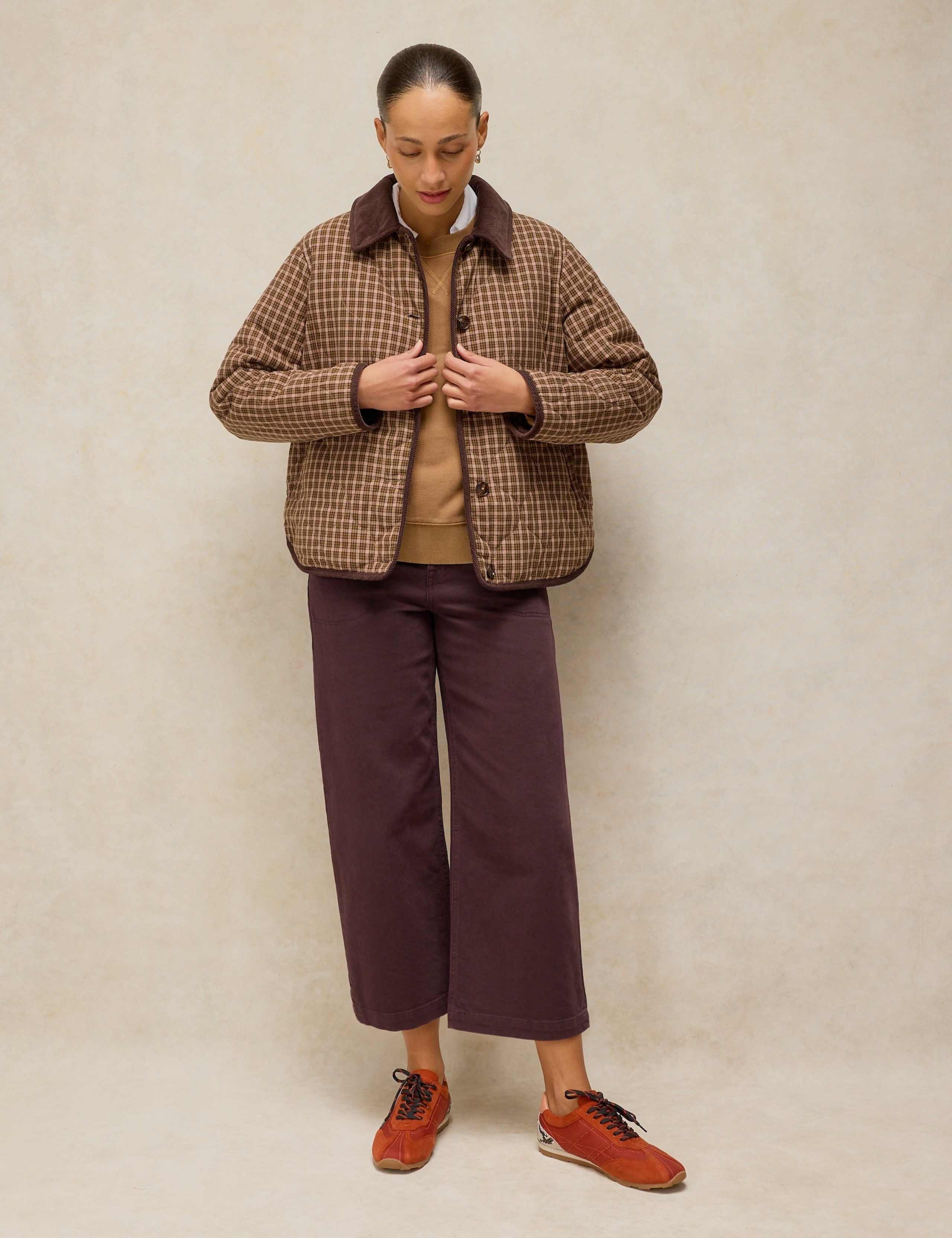 Mid Rise Wide Leg Cropped Jeans 4 of 6