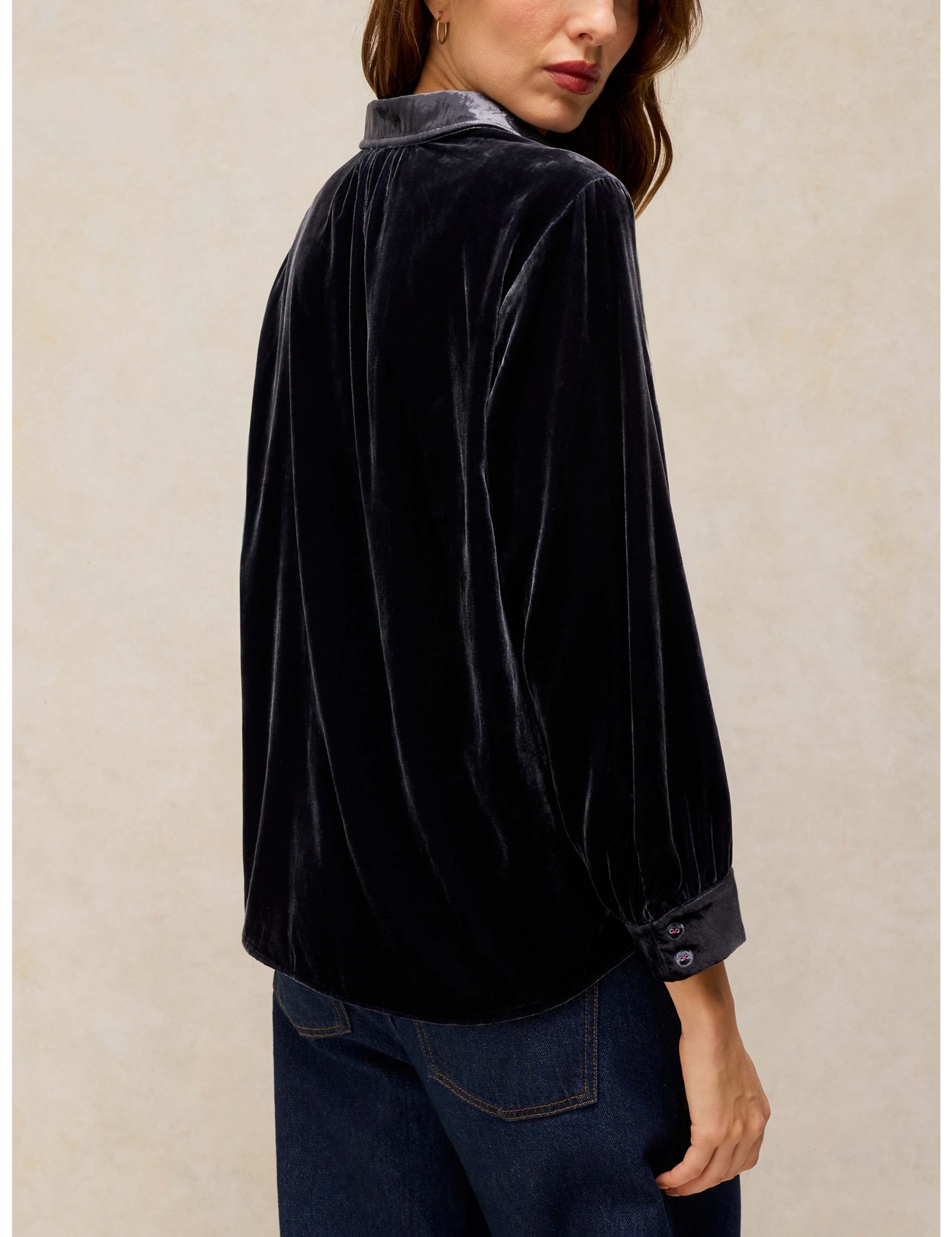 Velvet Collared Shirt 3 of 6