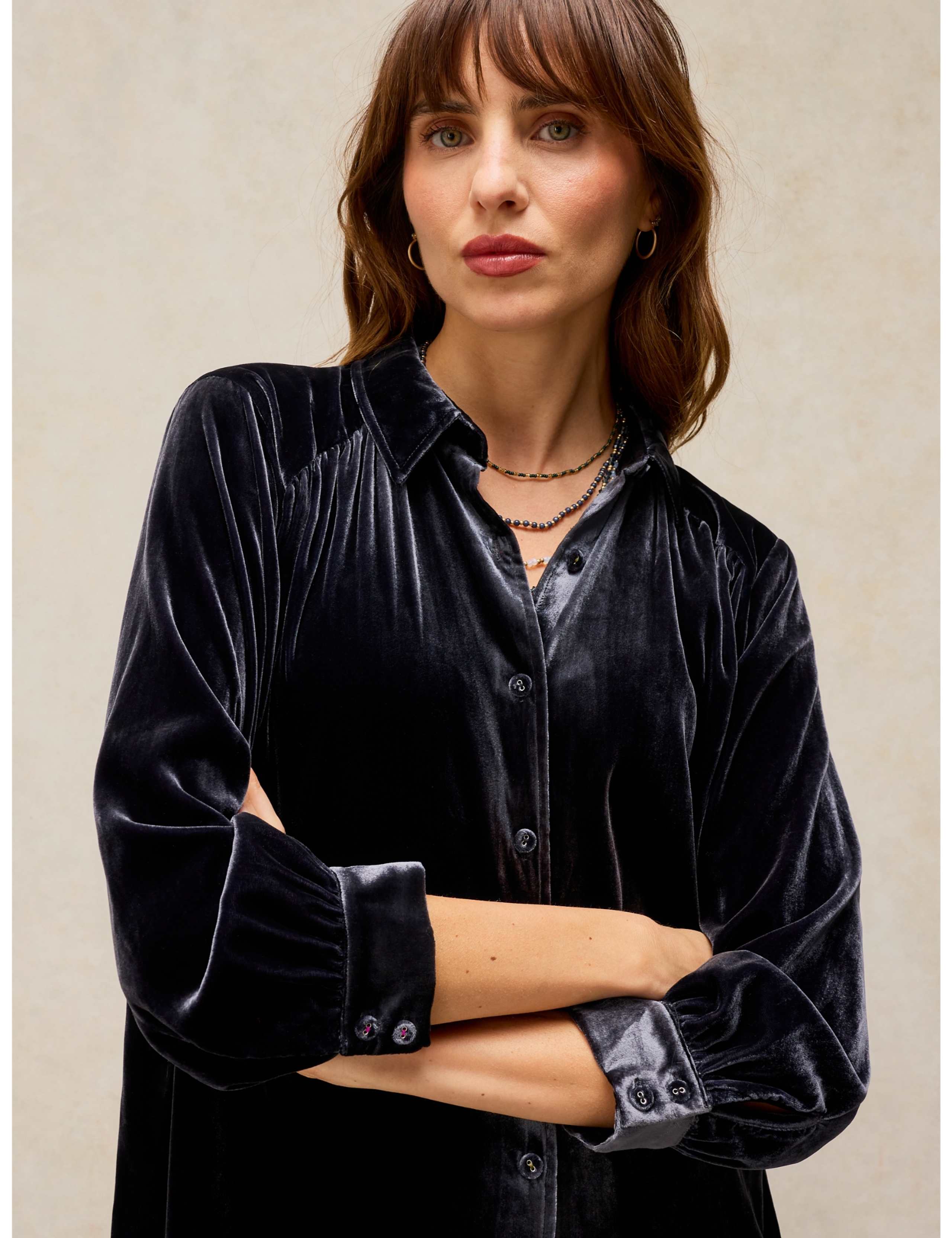 Velvet Collared Shirt 5 of 6