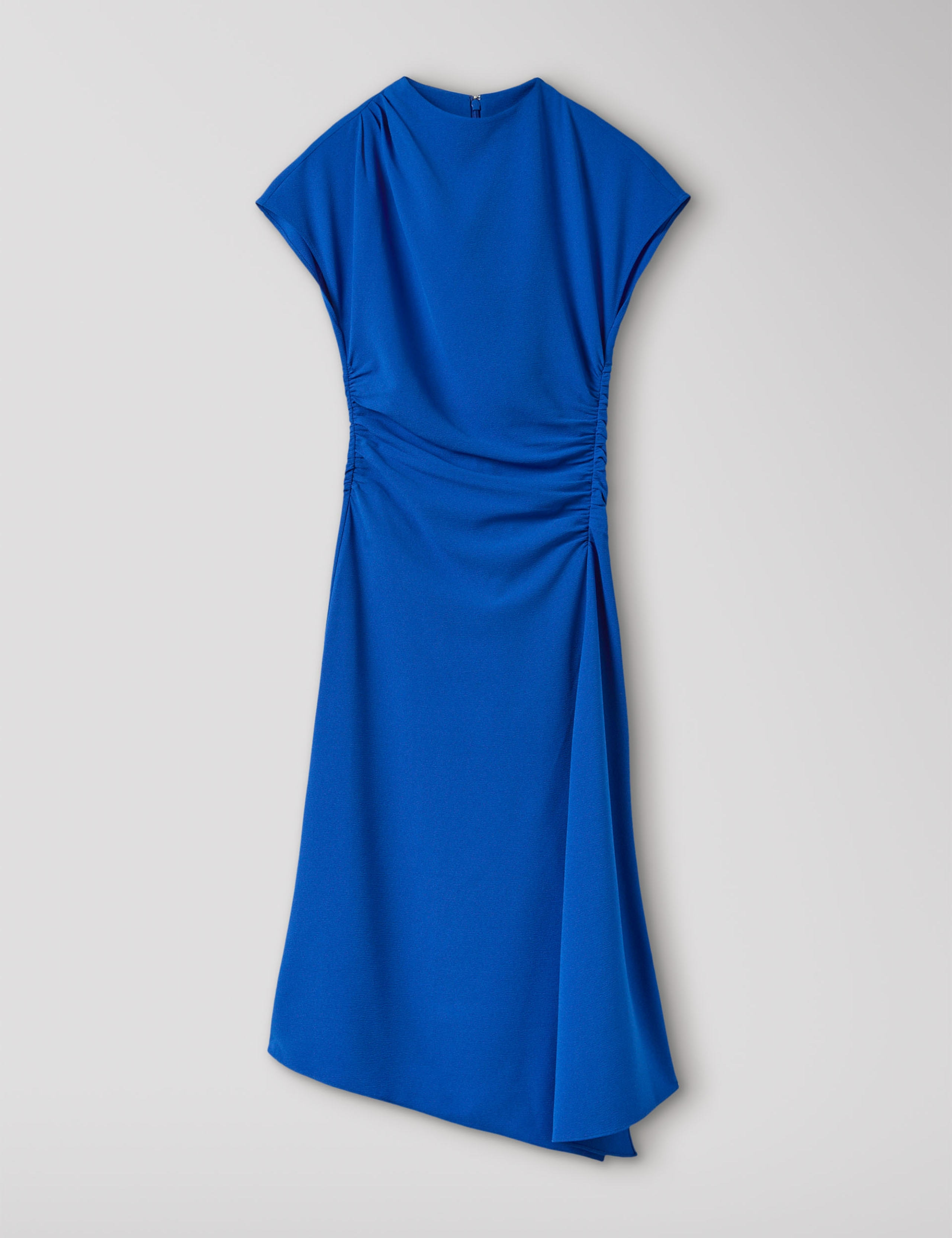 Crepe Midi Waisted Dress 2 of 5