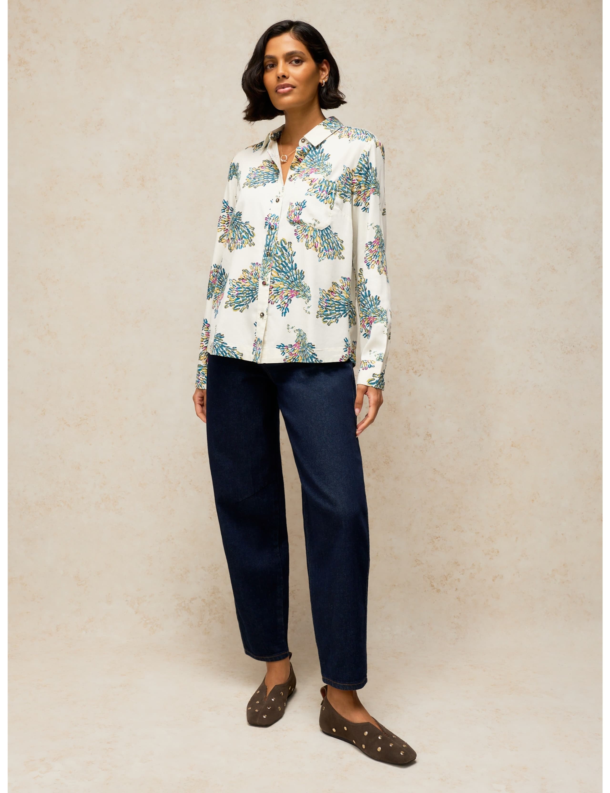 Libby Pure Cotton Printed Collared Shirt 4 of 6
