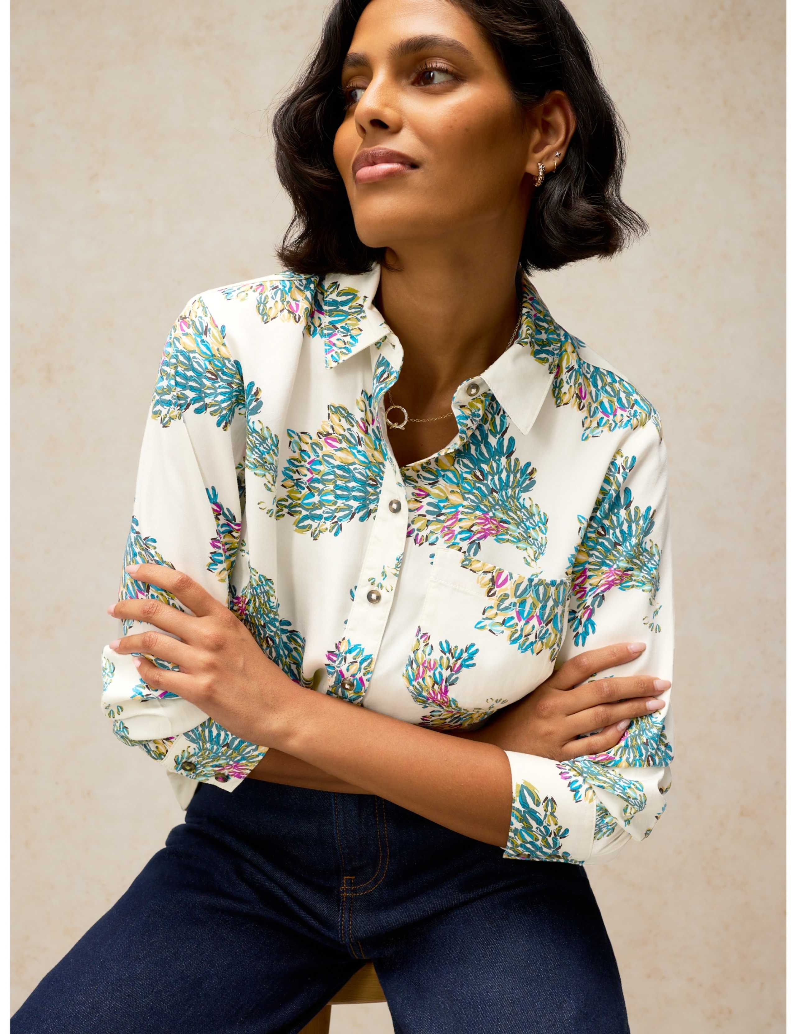 Libby Pure Cotton Printed Collared Shirt 5 of 6