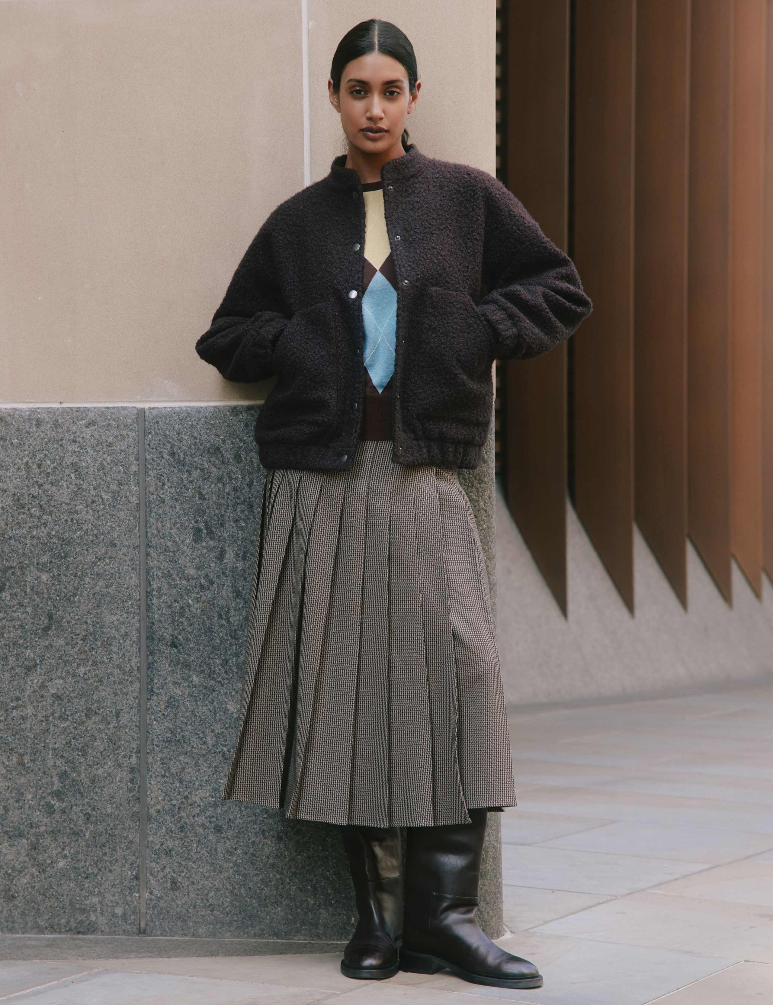 Curly Bomber Jacket 3 of 4