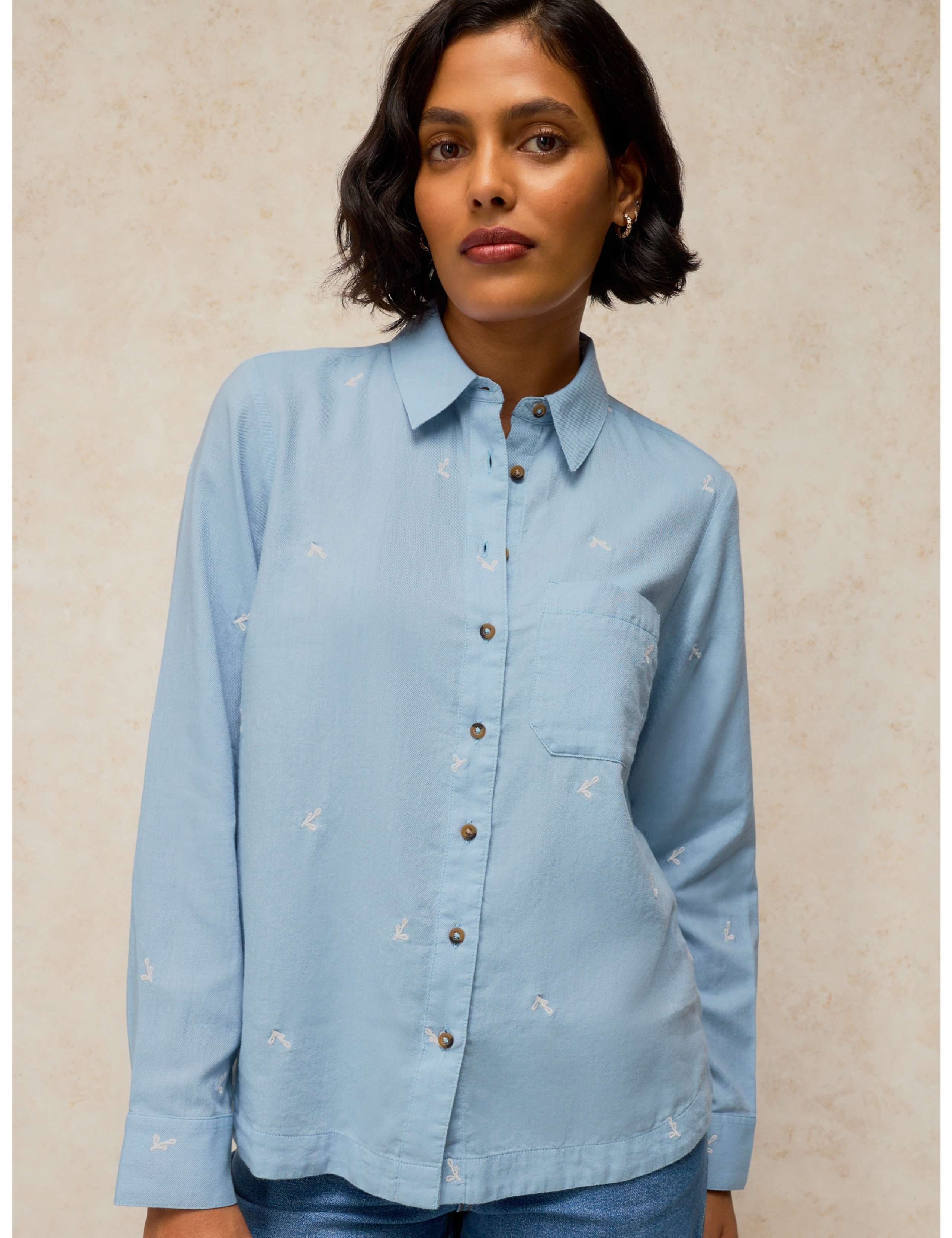 Libby Pure Cotton Collared Shirt 5 of 6