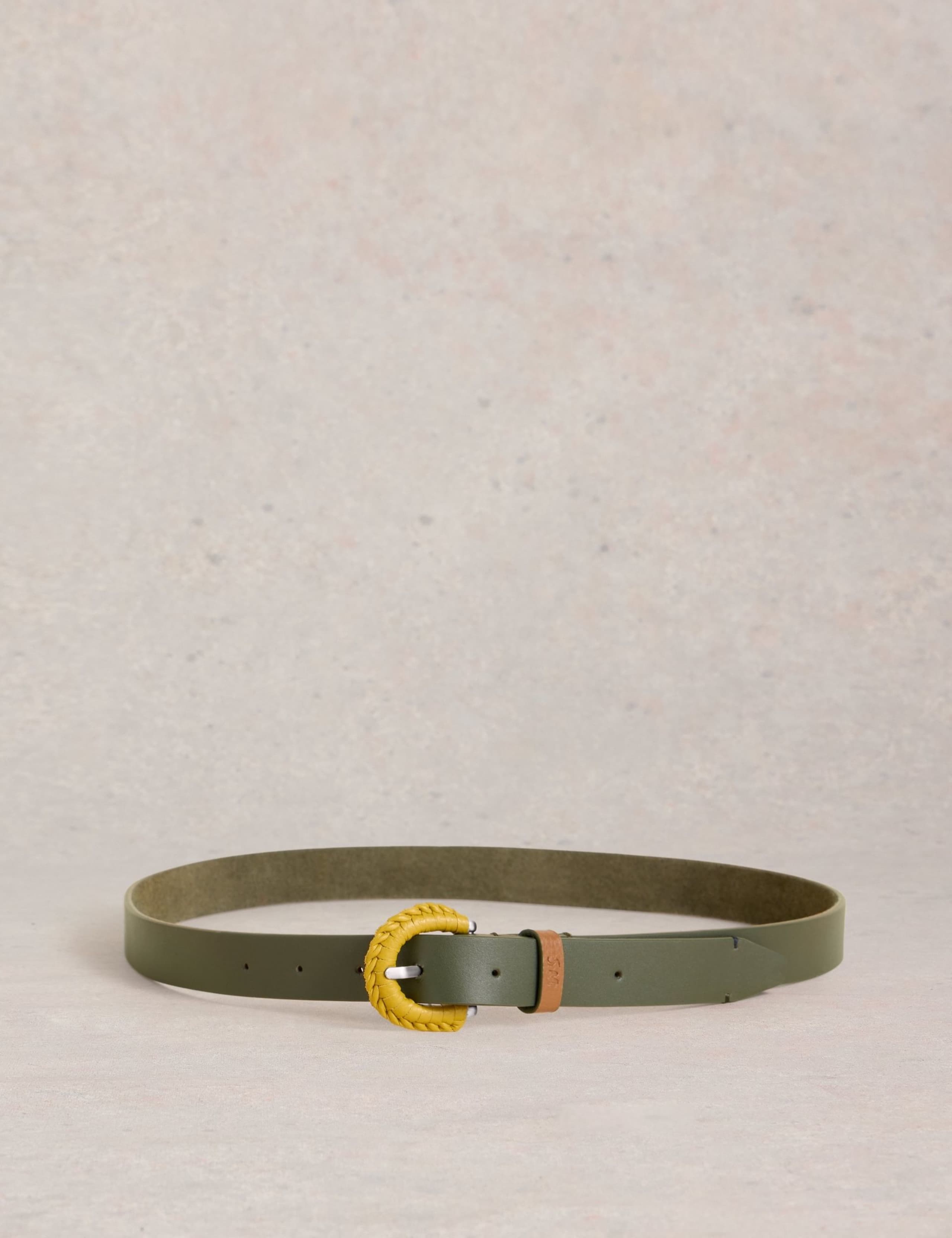 Leather Feature Detail Belt 2 of 3