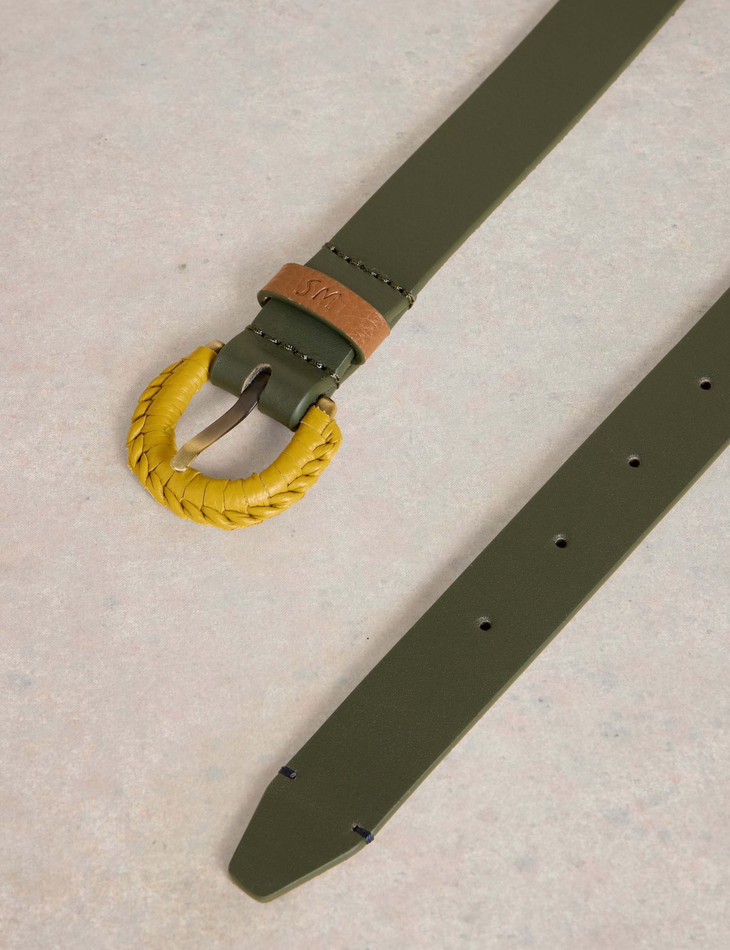 Leather Feature Detail Belt 3 of 3