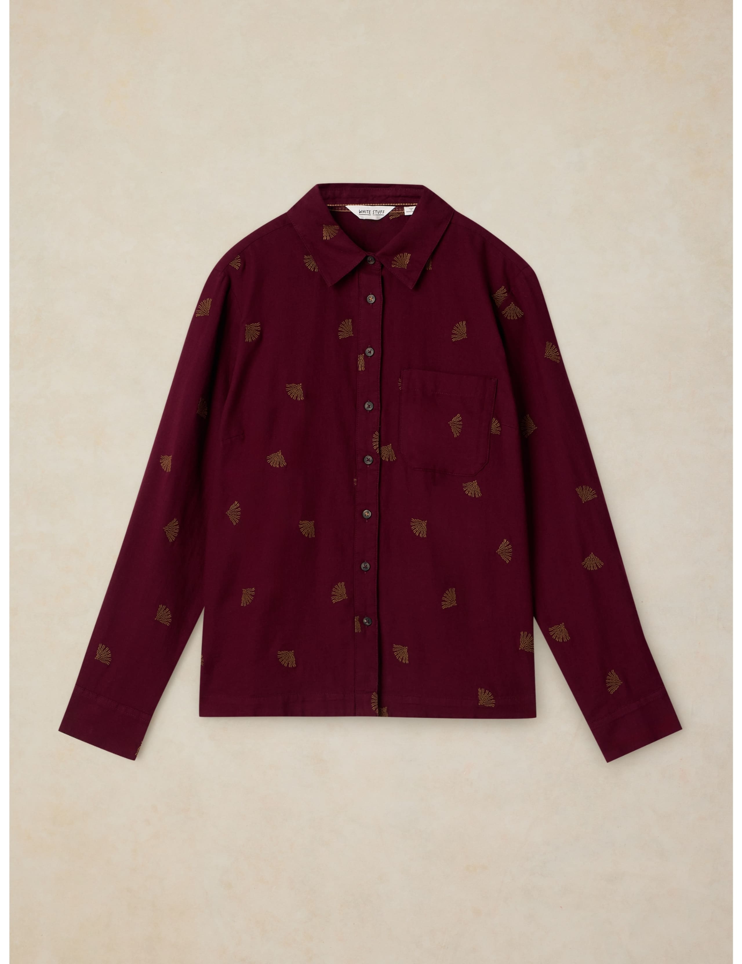 Cotton Rich Printed Collared Shirt 2 of 6
