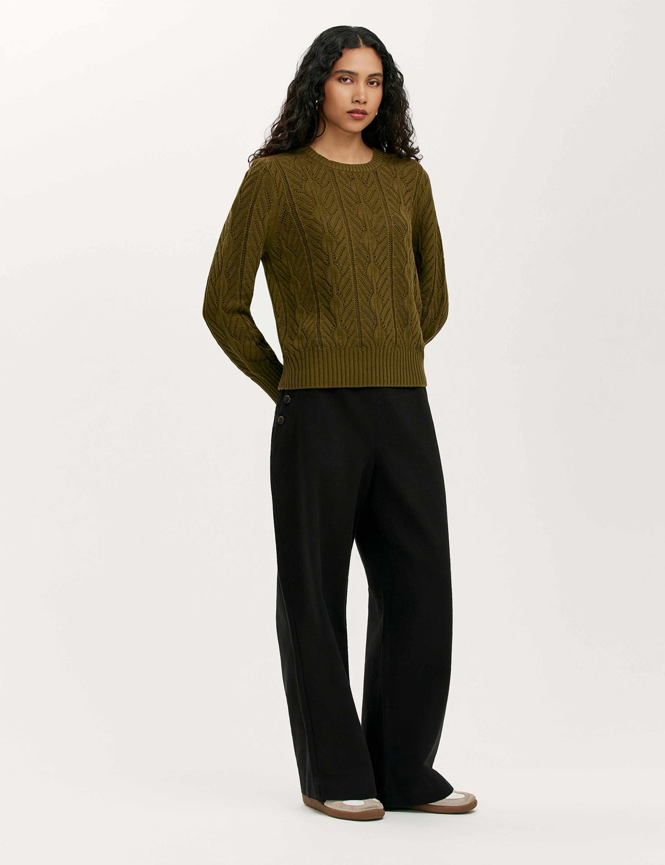 Pure Cotton Round Neck Jumper 2 of 5
