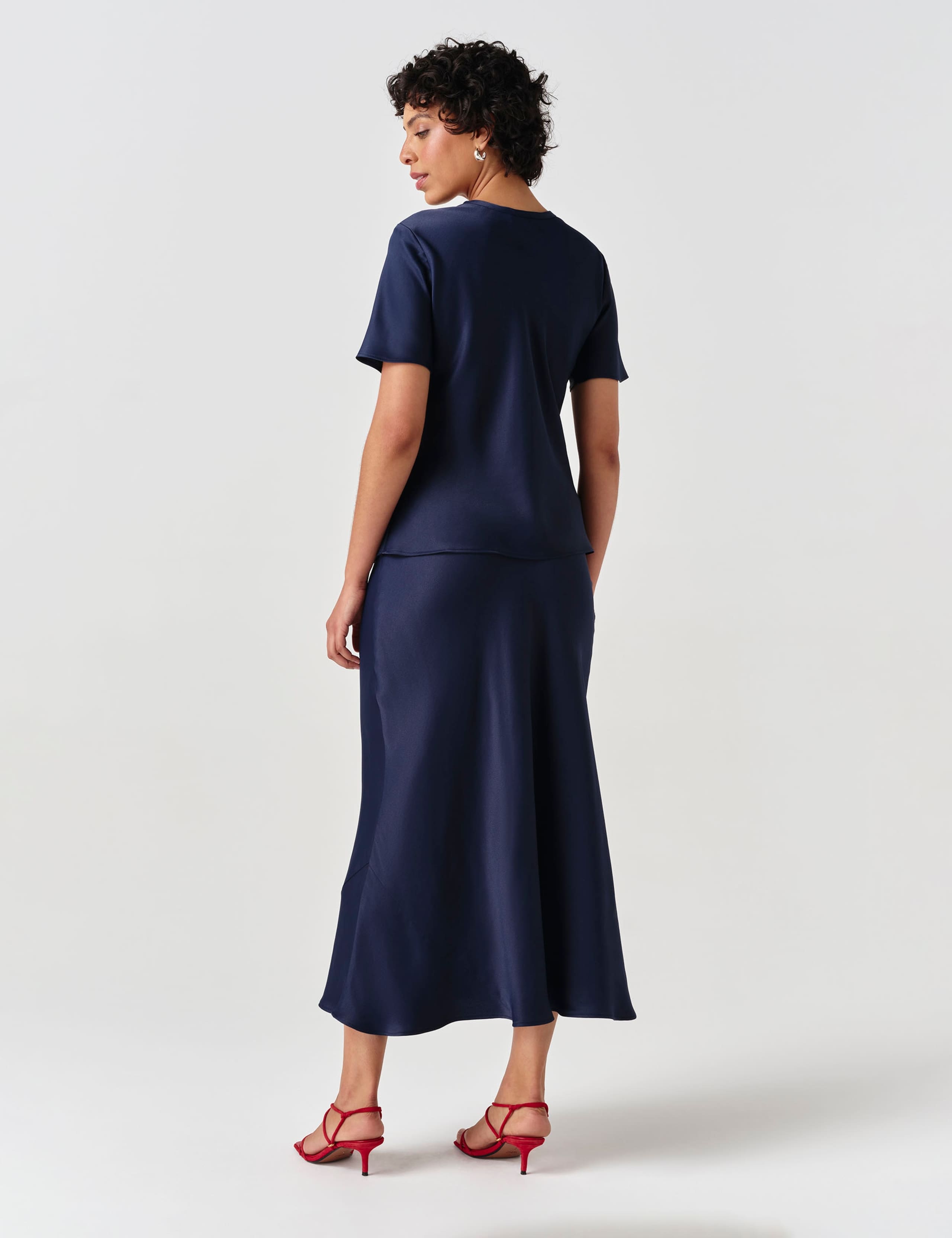 Satin Short Sleeve Top 2 of 5