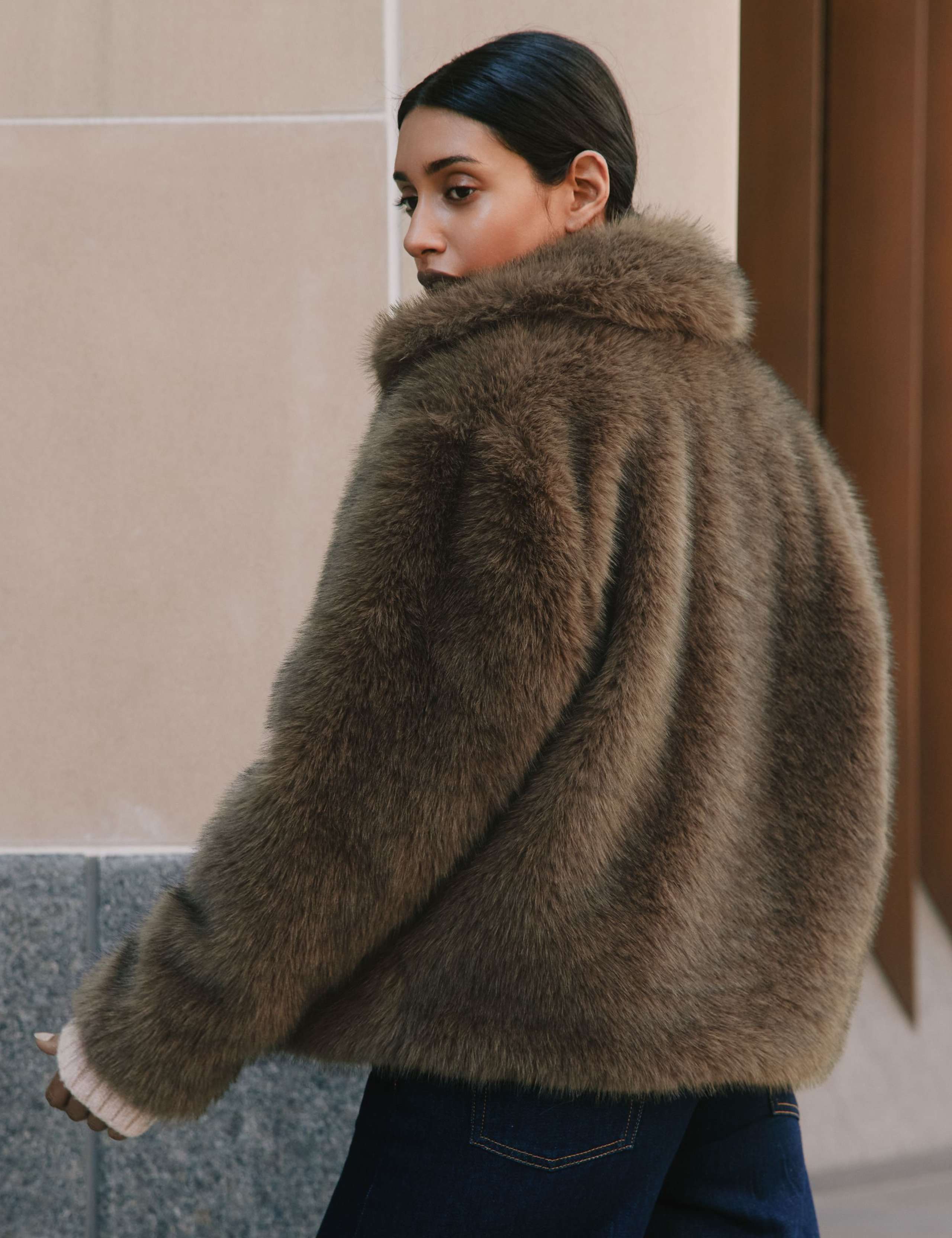 Faux Fur Jacket 3 of 4