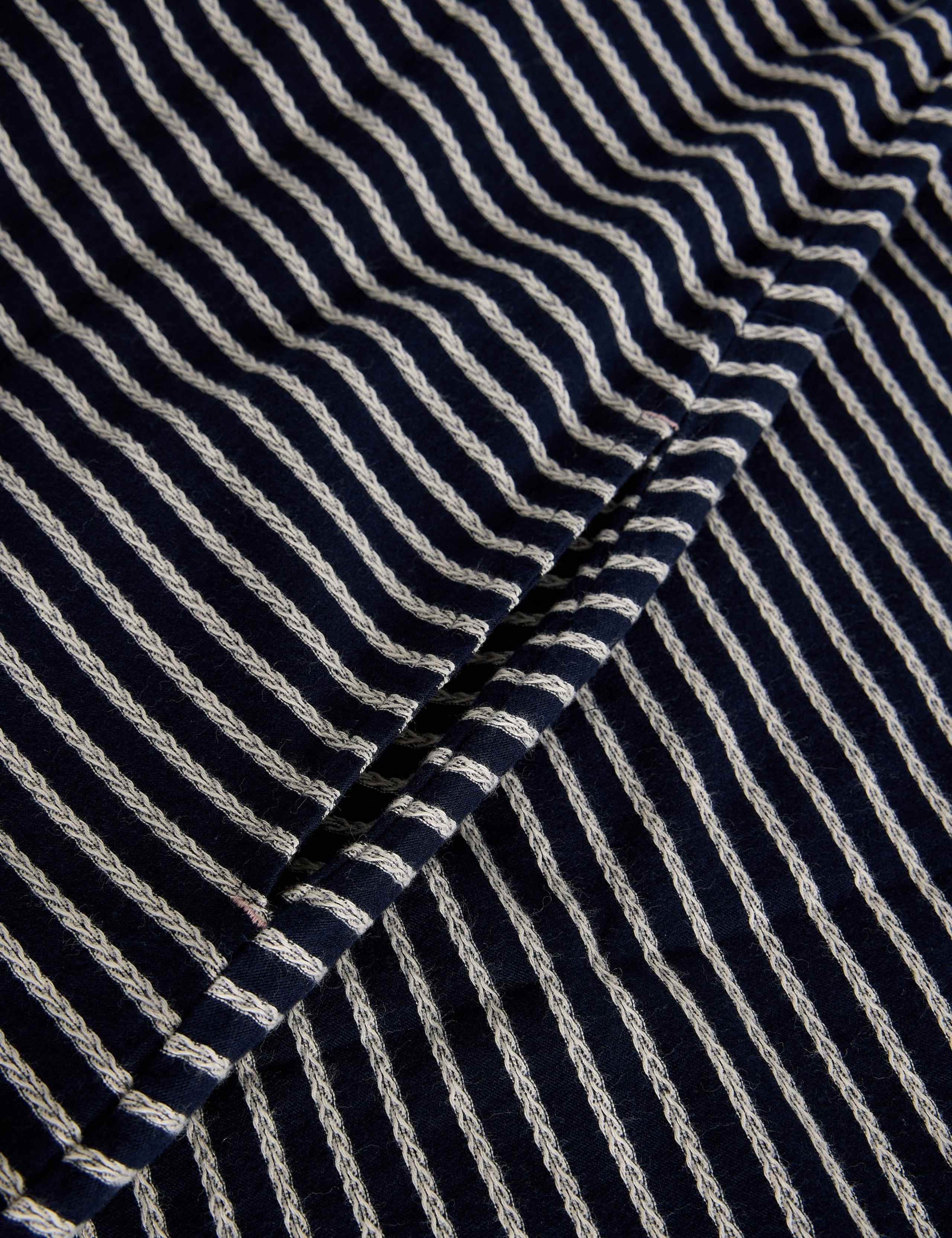 Pure Cotton Jersey Striped Midi T-Shirt Dress 6 of 6