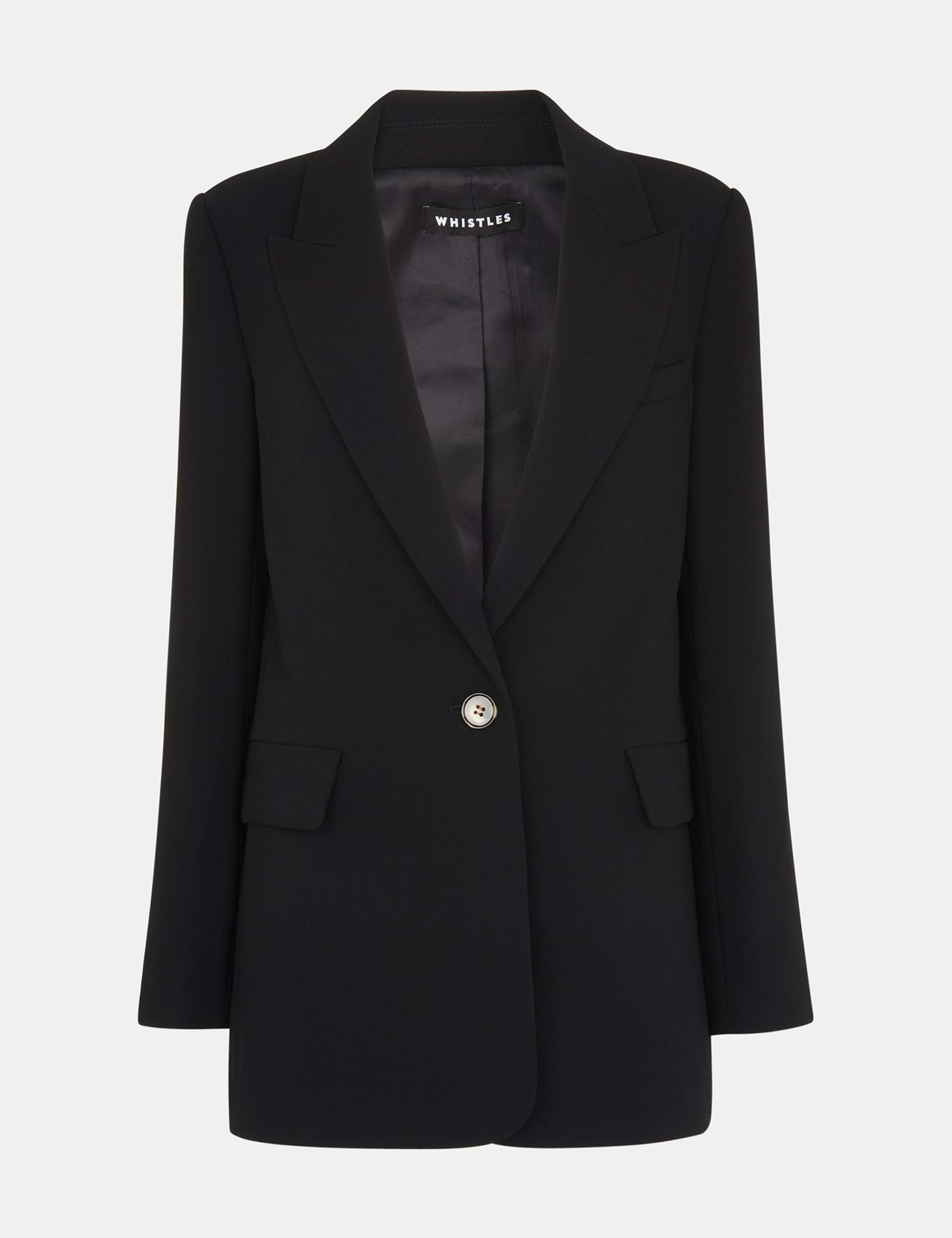Crepe Relaxed Blazer 2 of 4